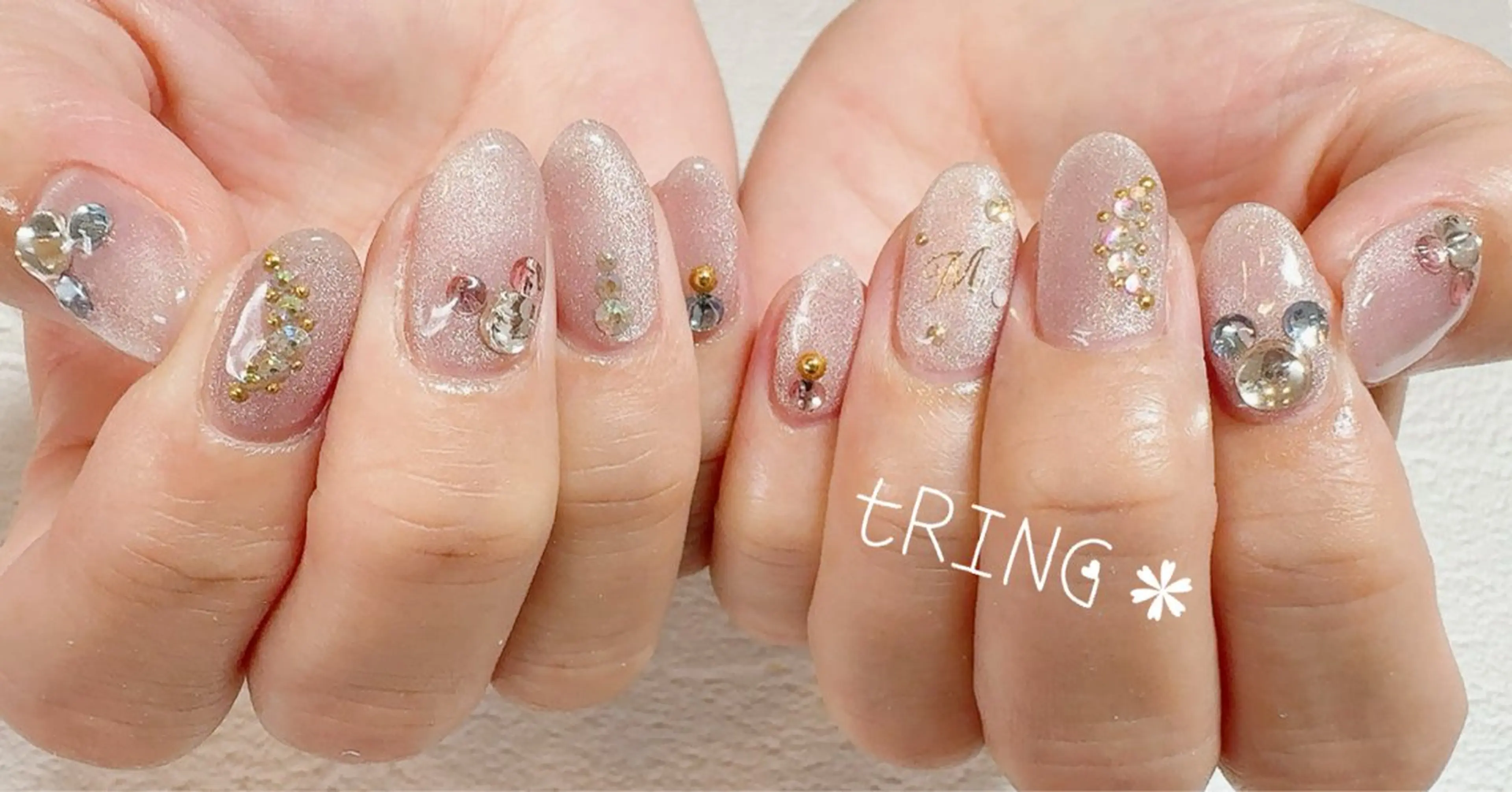ネイル ハンドネイル tRING＊ しいの木台のネイルデザイン
