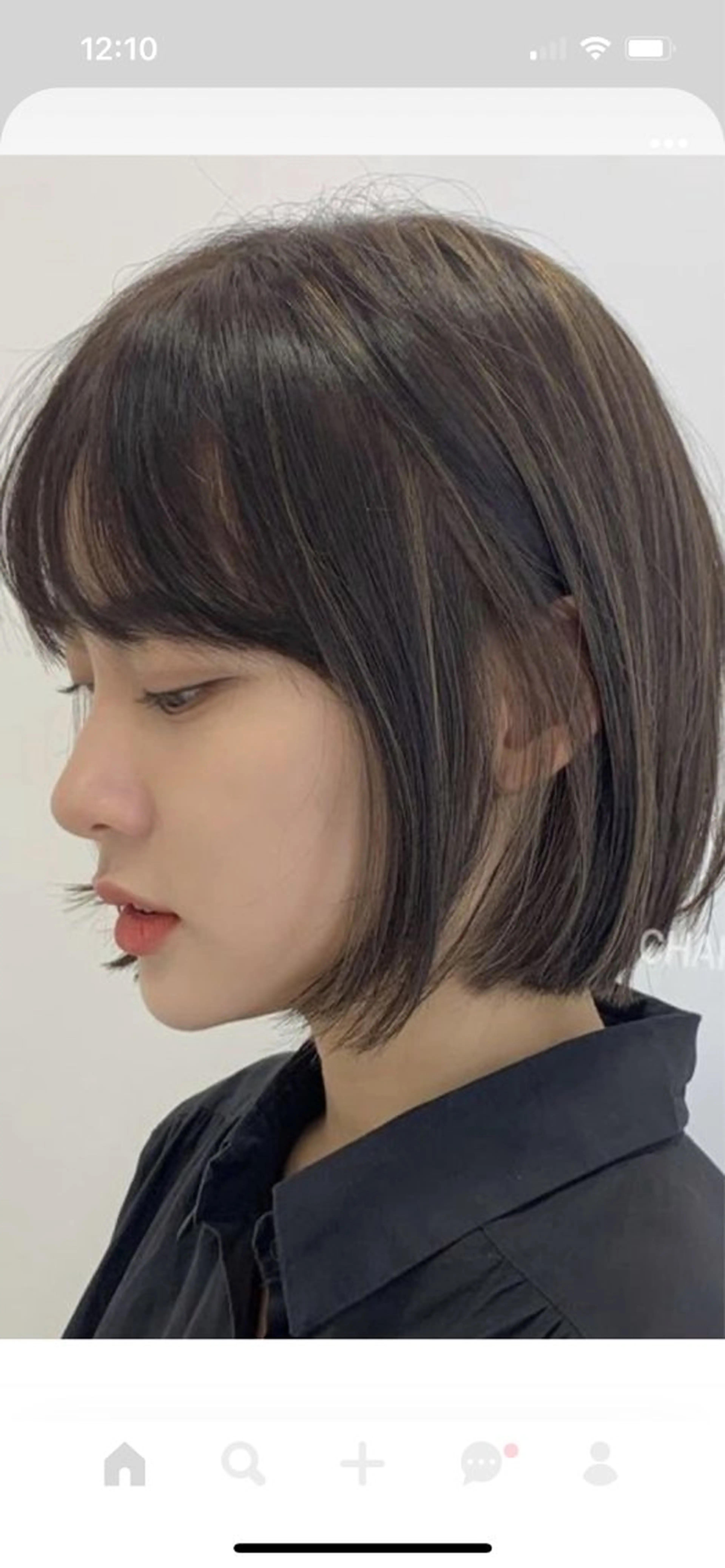 ミディアム ボブ カット 透け感hair/ ボブ/大世のヘアスタイル