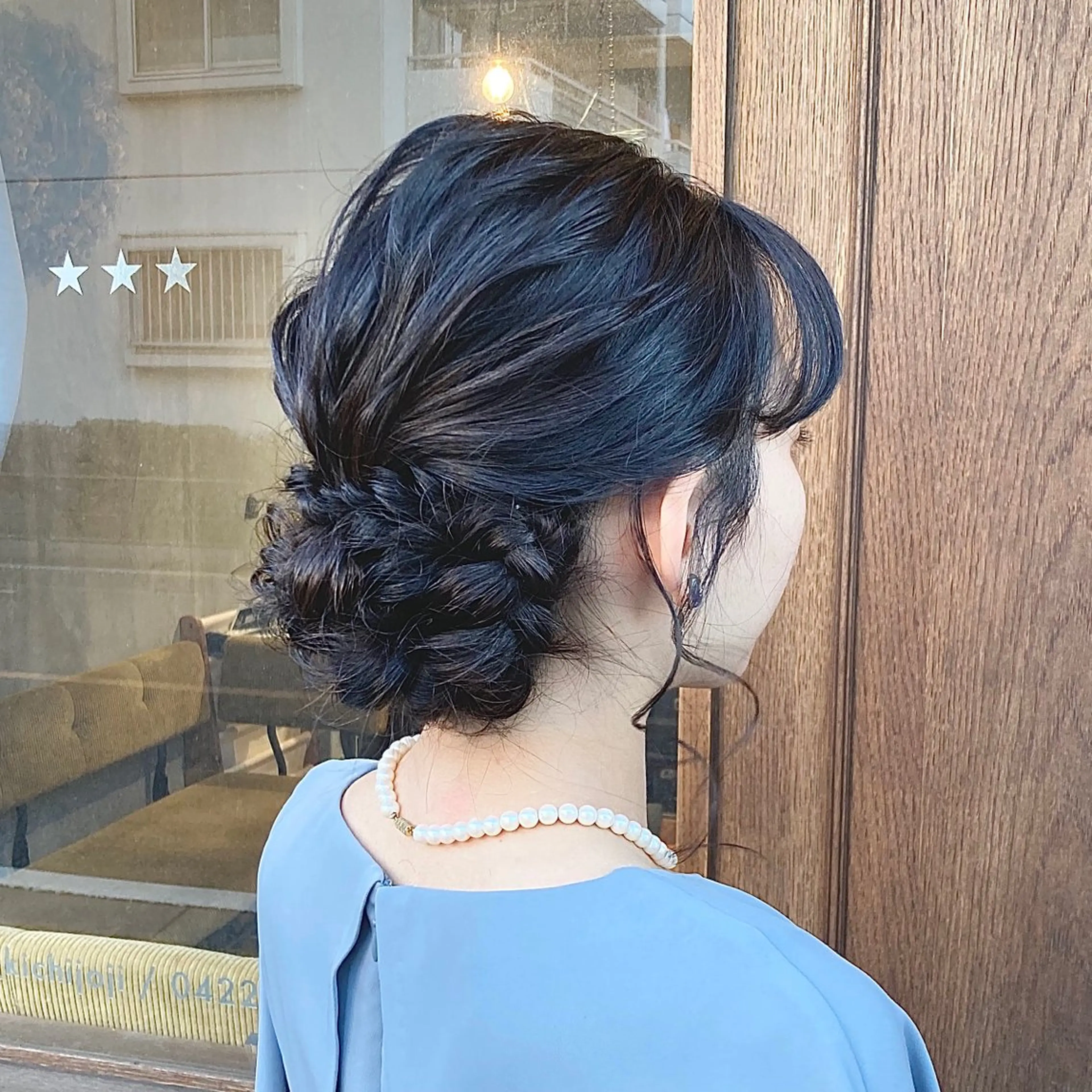 セミロング カラー パーマ ヘアアレンジ ヘアセット sōko   Hair&Nail Salon所属・透明感カラー 🌛 mayuのヘアスタイル