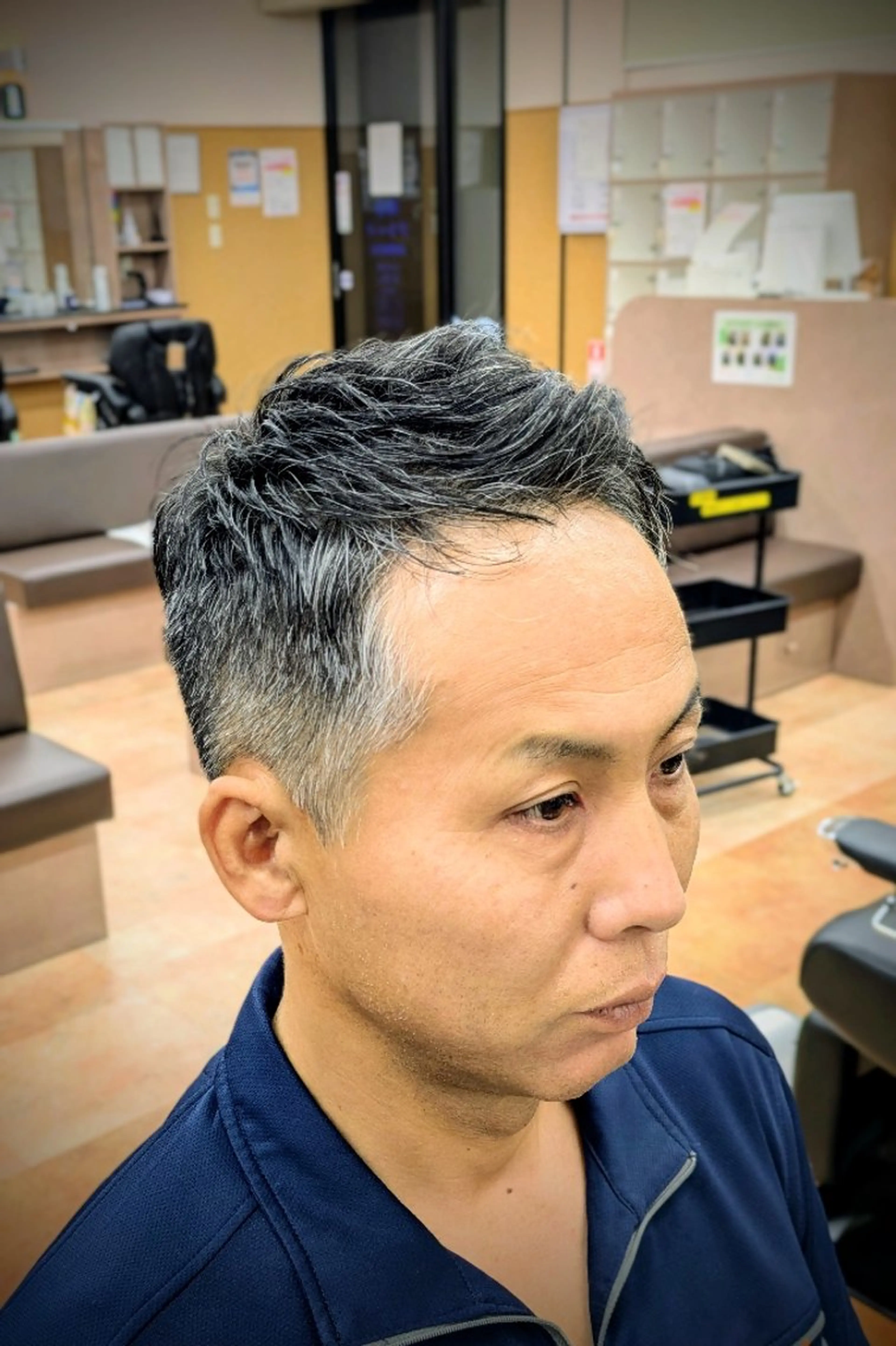 ショート ヘアアレンジ 理容プラーナ長岡堺町店所属・理容プラーナ 福井のヘアスタイル