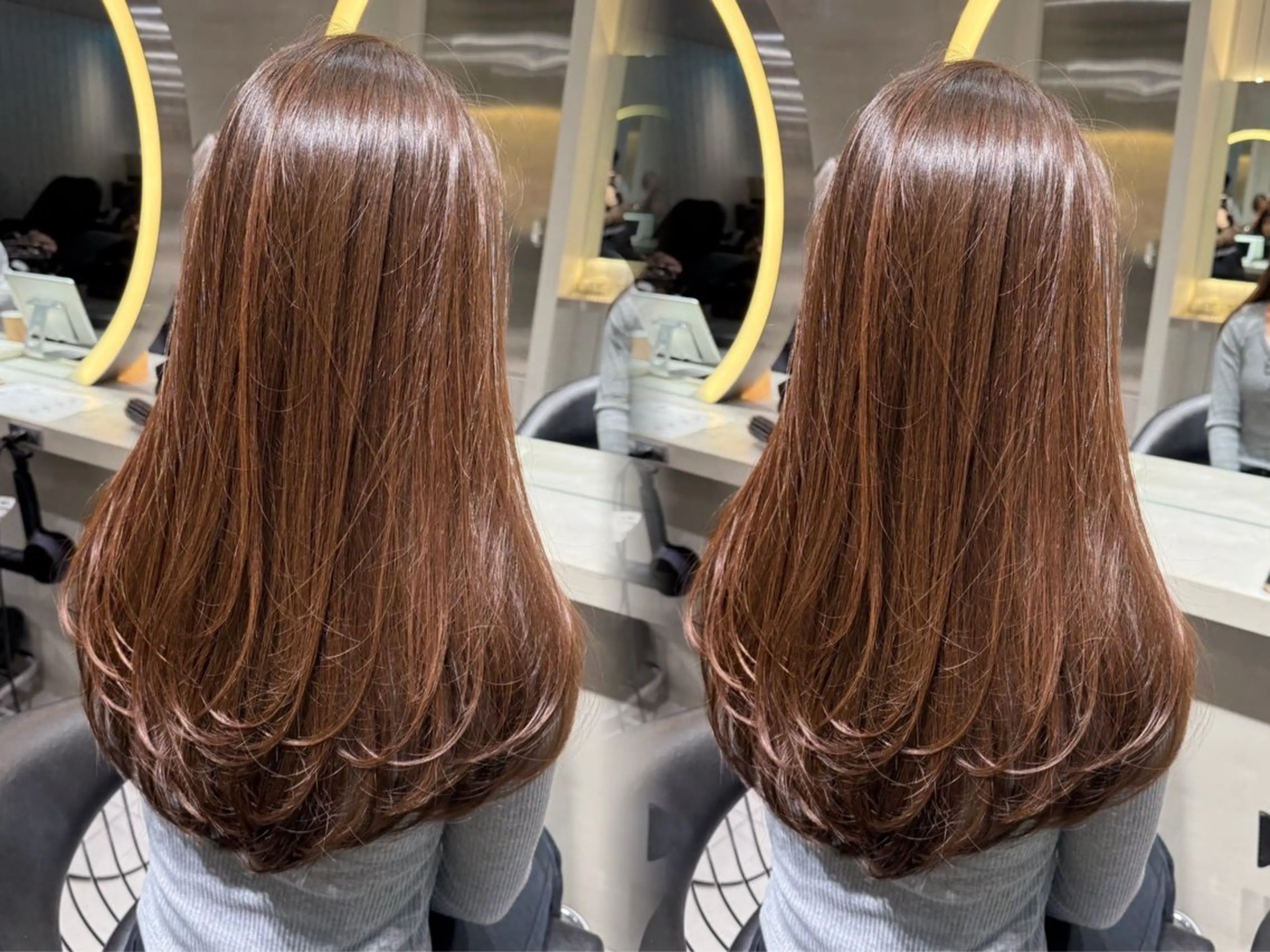 ロング レイヤーカット ロング ローレイヤー カット ヘアカラー トリートメント 髪質改善💎本郷 壮一郎のヘアスタイル