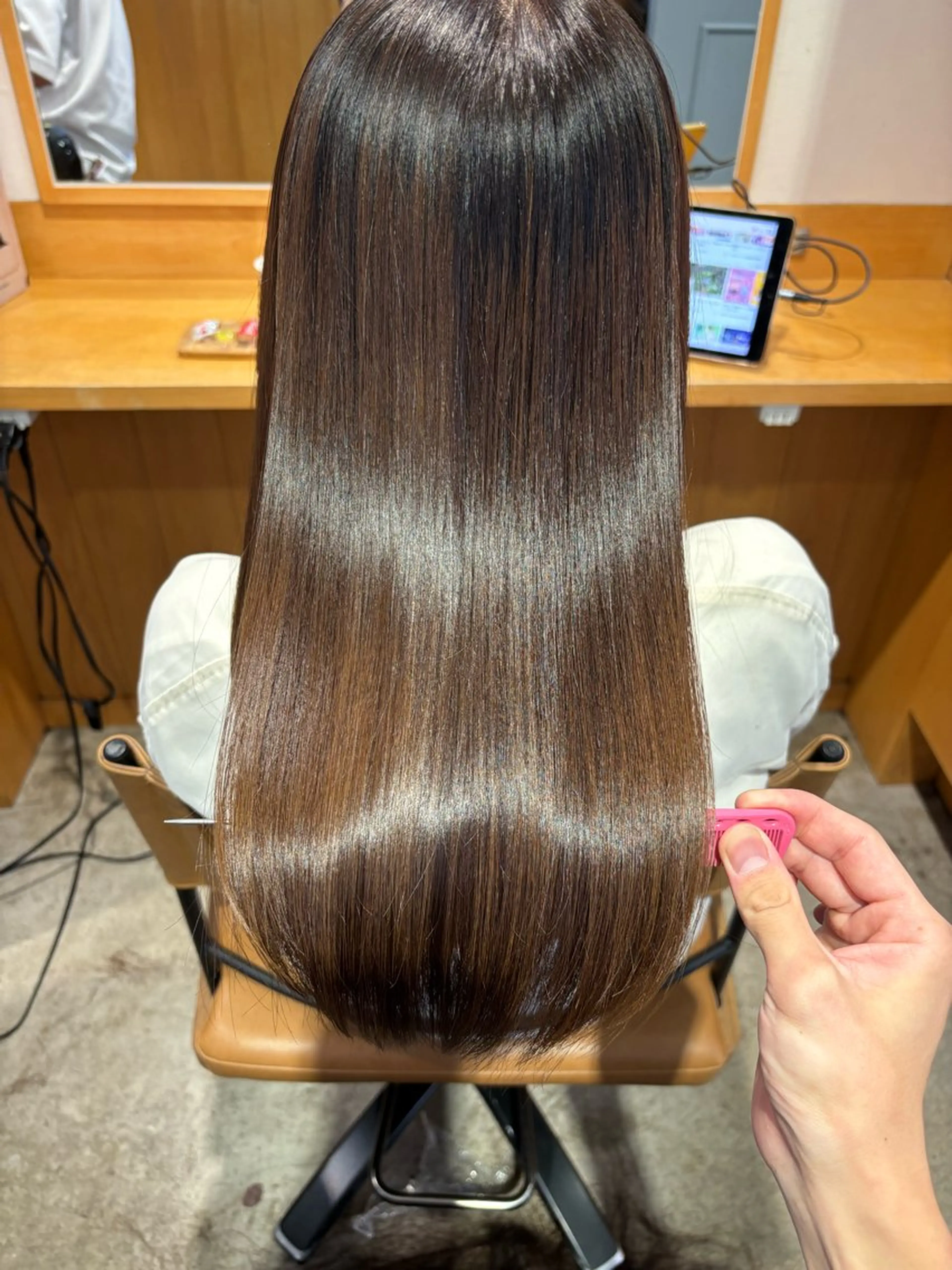 ロング カット ヘアカラー トリートメント [Amphi Tokyo]宮原のヘアスタイル