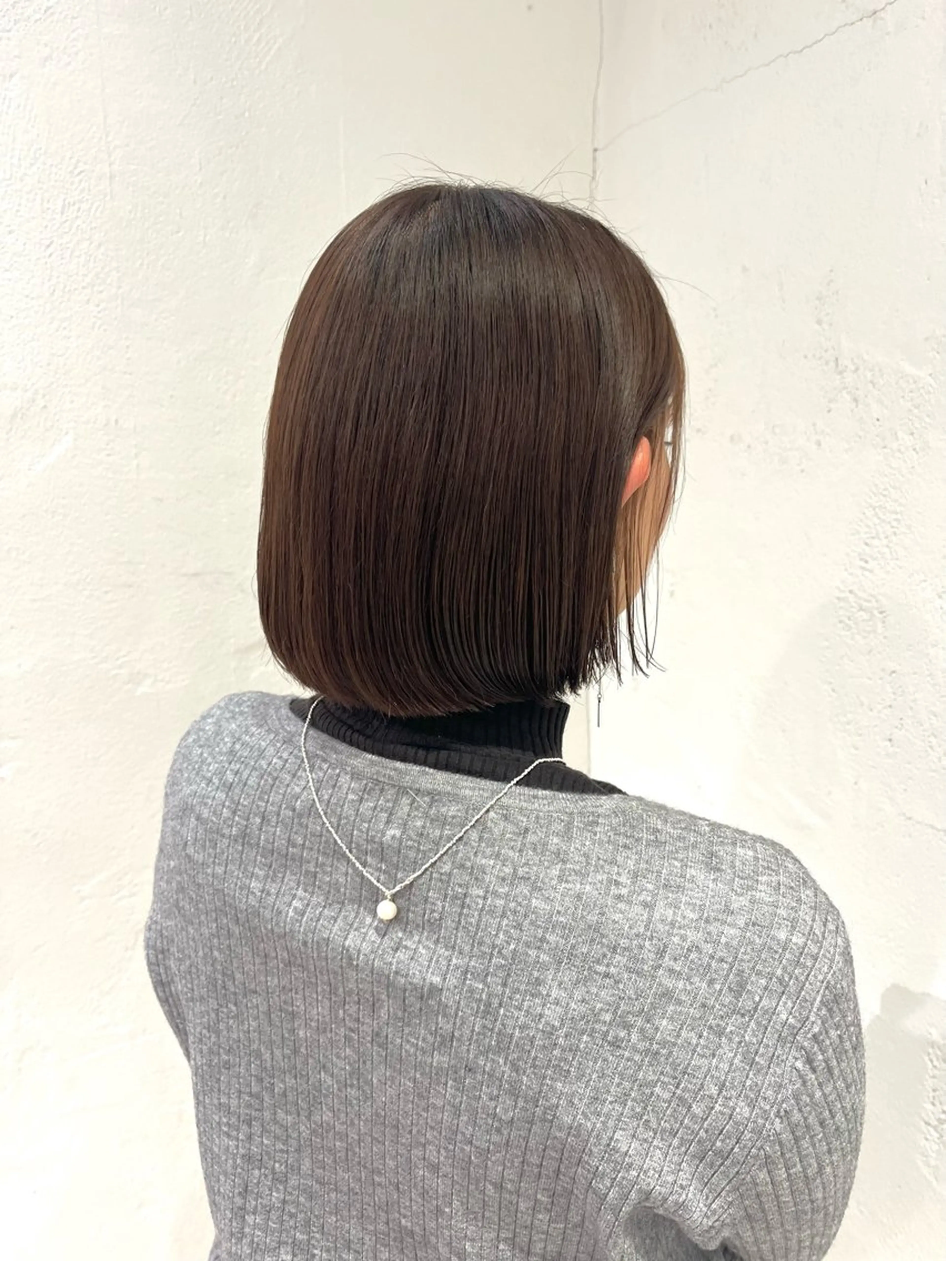 ショート カラー ブラウンカラー トリートメント カット ヘアカラー トリートメント ボブ・レイヤー／ ベージュカラーのその他イメージ