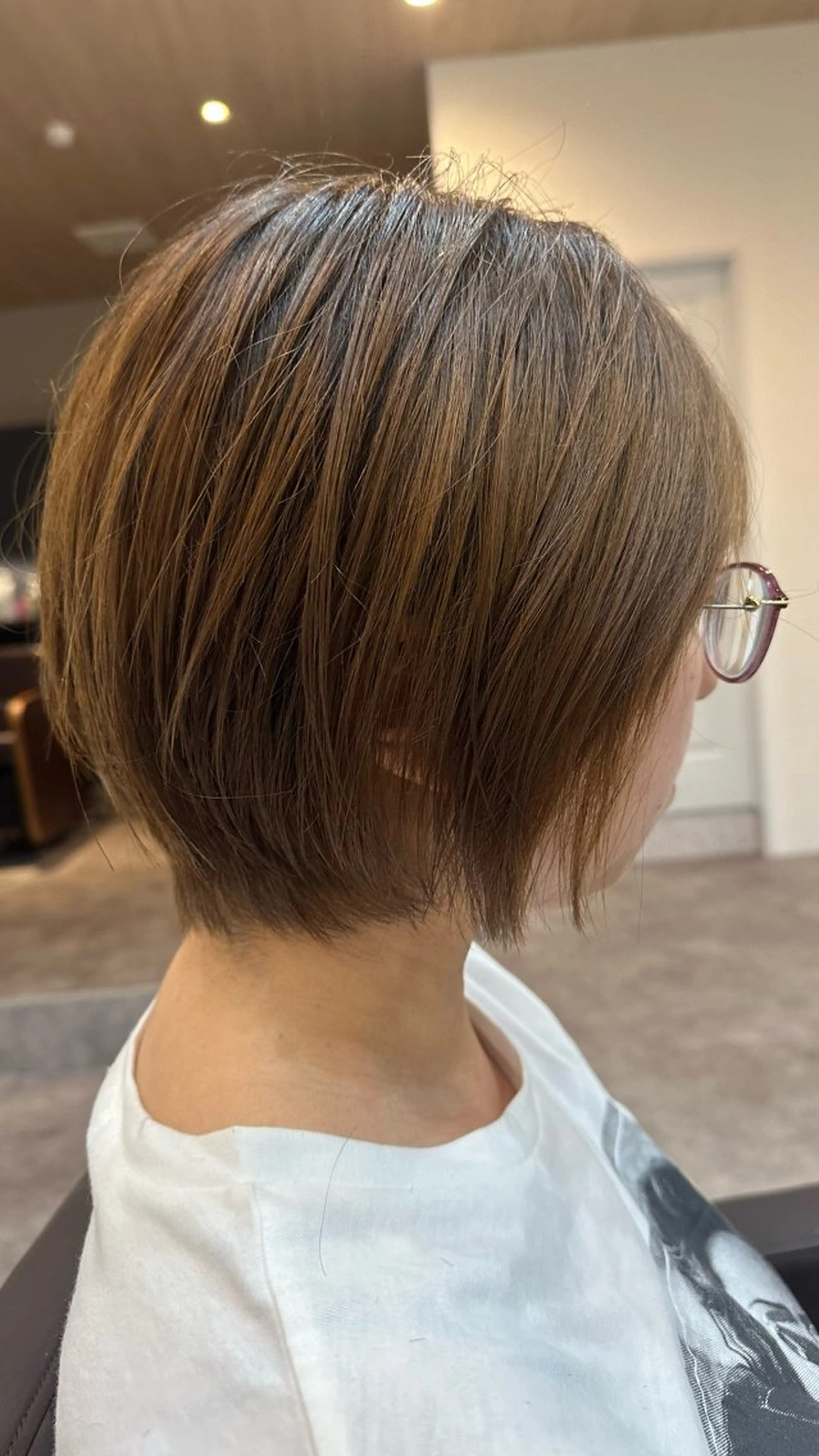 ショート Agu hair muta 大牟田所属・スタイリストデビュー 前モデル募集中のヘアスタイル