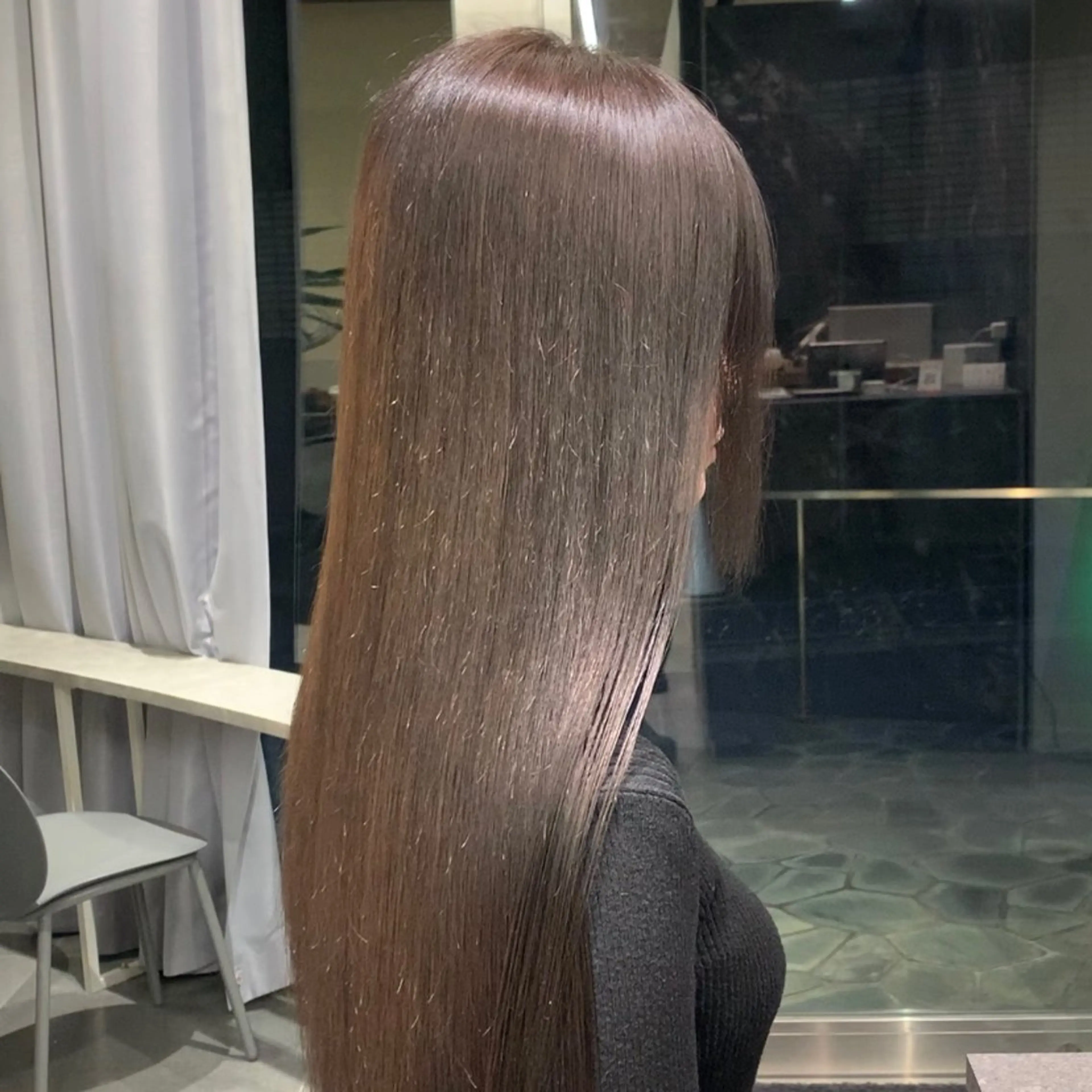 ロング ヘアカラー トリートメント サロウィン(SALOWIN)原宿iori店所属・ツヤツヤ ハイトーン/Reiのヘアスタイル