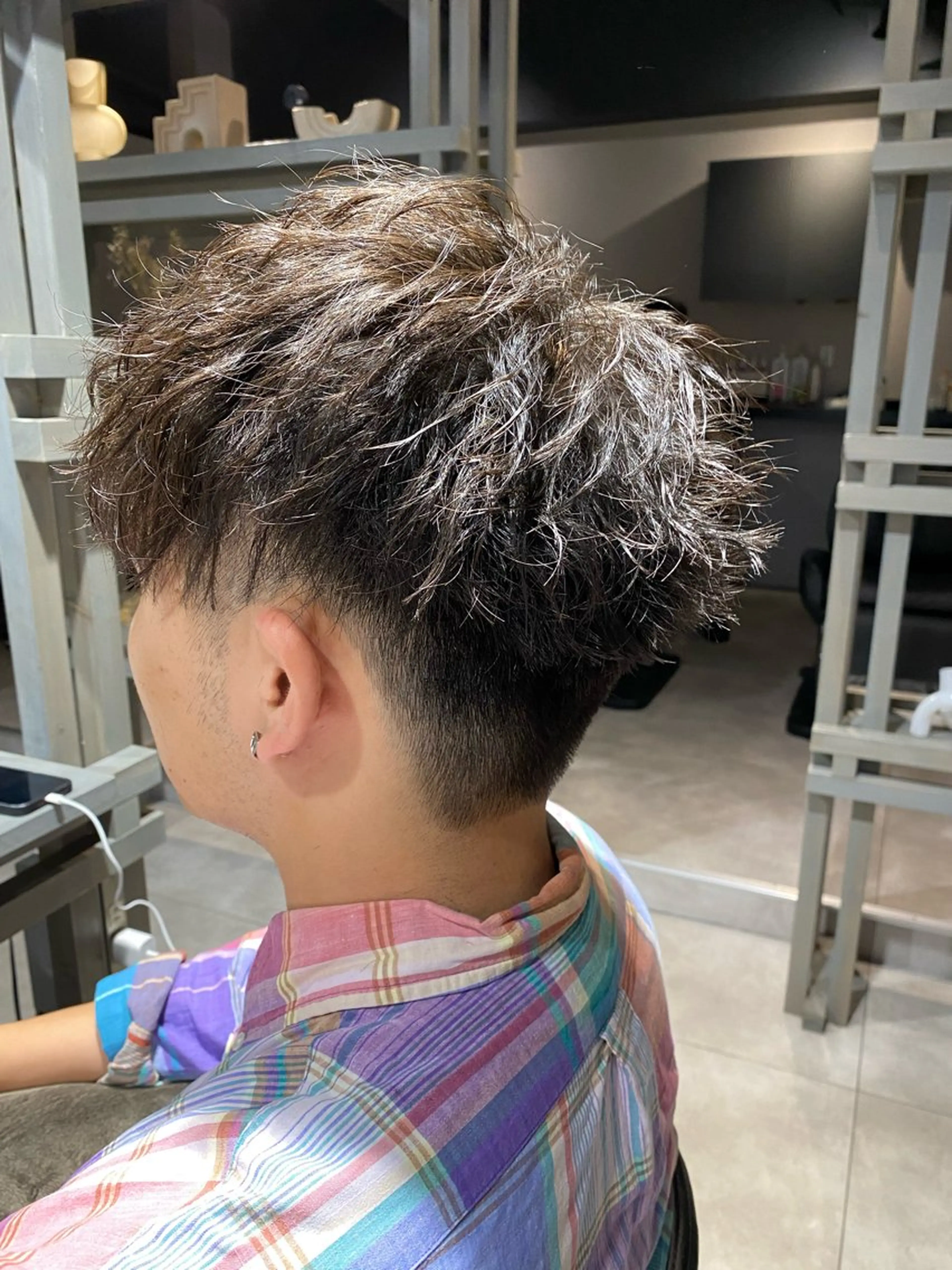 ショート パーマ メンズ カット パーマ トリートメント Dxxxx III所属・オシャレ女性目線の 大人メンズ❁⃘*.ﾟのヘアスタイル