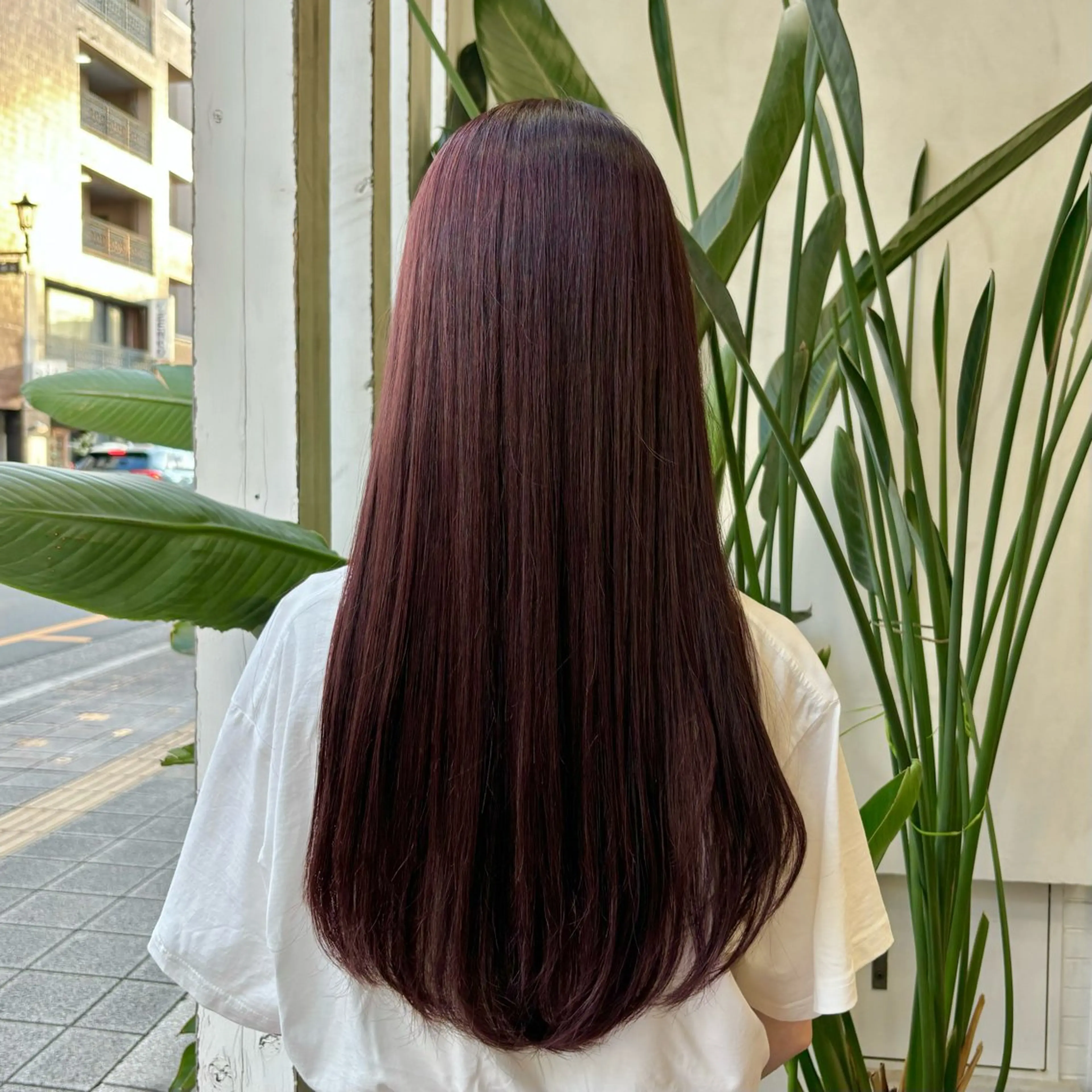 ロング ピンクブラウン 寒色デザイン🧊 🫧倉爪歩実のヘアスタイル