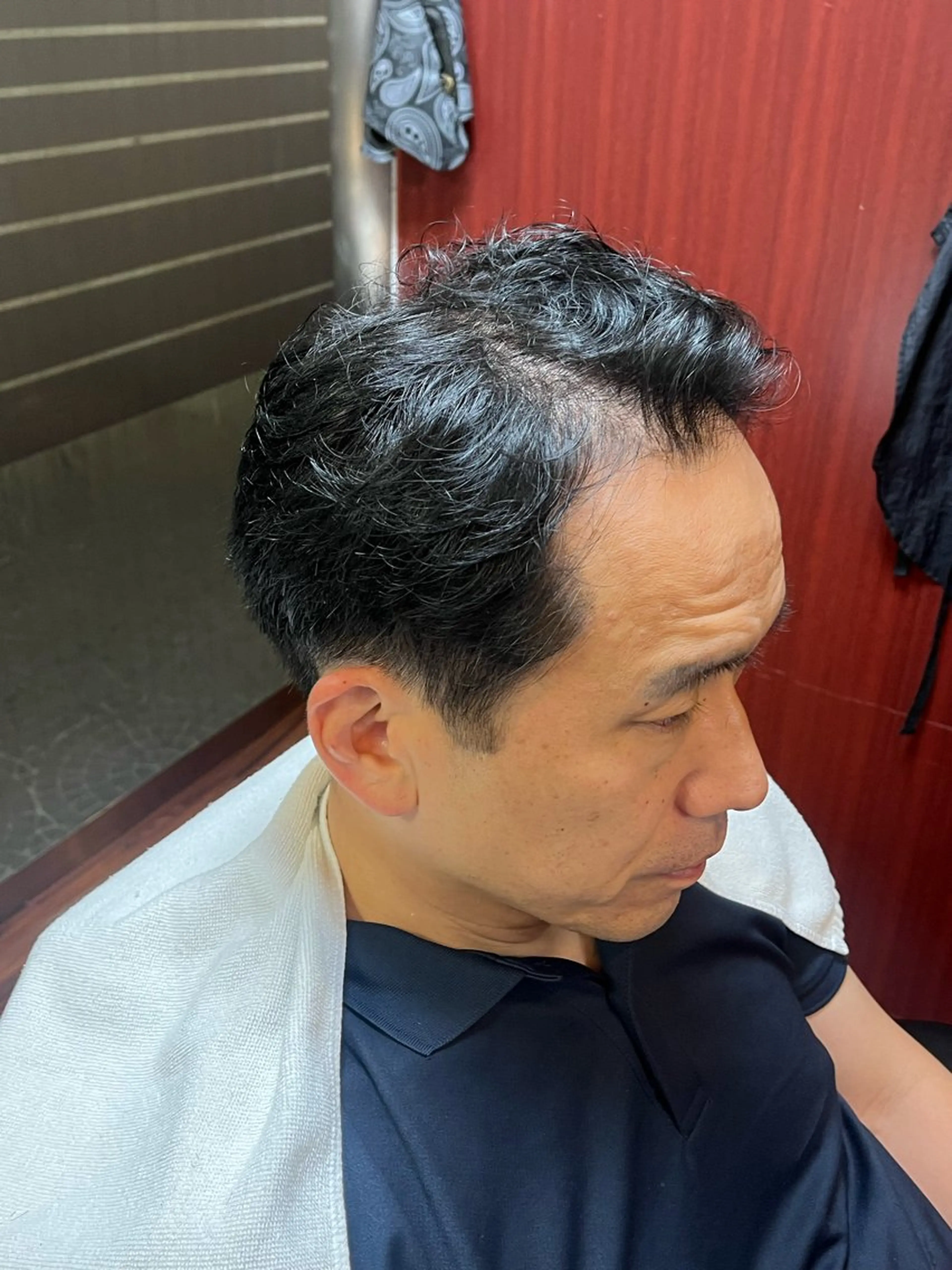 ショート メンズ くせ毛 ヒロ銀座ヘアーサロン六本木店所属・宮崎 陽樹のヘアスタイル