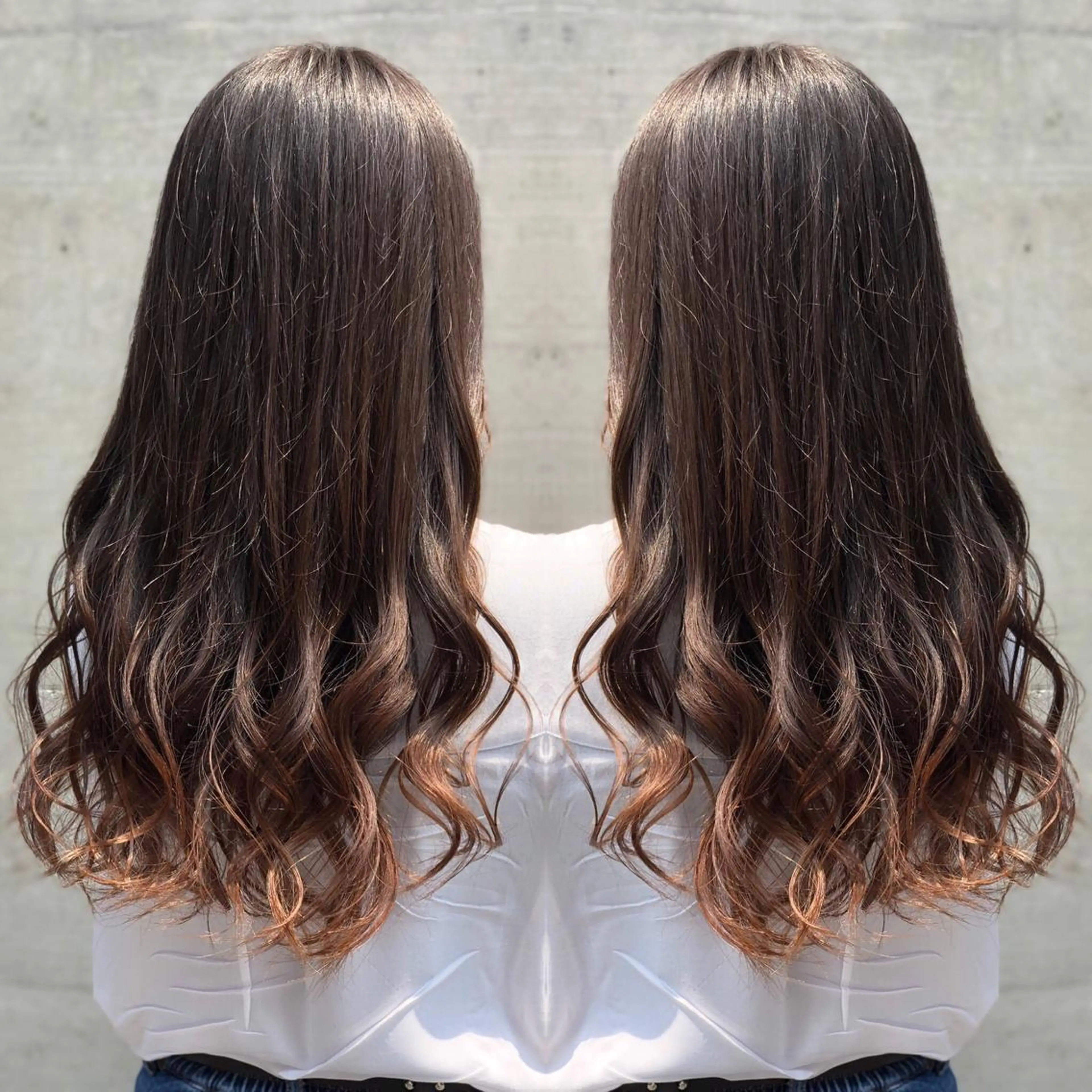 ロング カラー ベージュカラー ブリーチ ブラウンカラー グラデーションカラー ヘアカラー ALLY（アリー）所属・ミニモお気に入り数 No.1宍戸雄弥のヘアスタイル