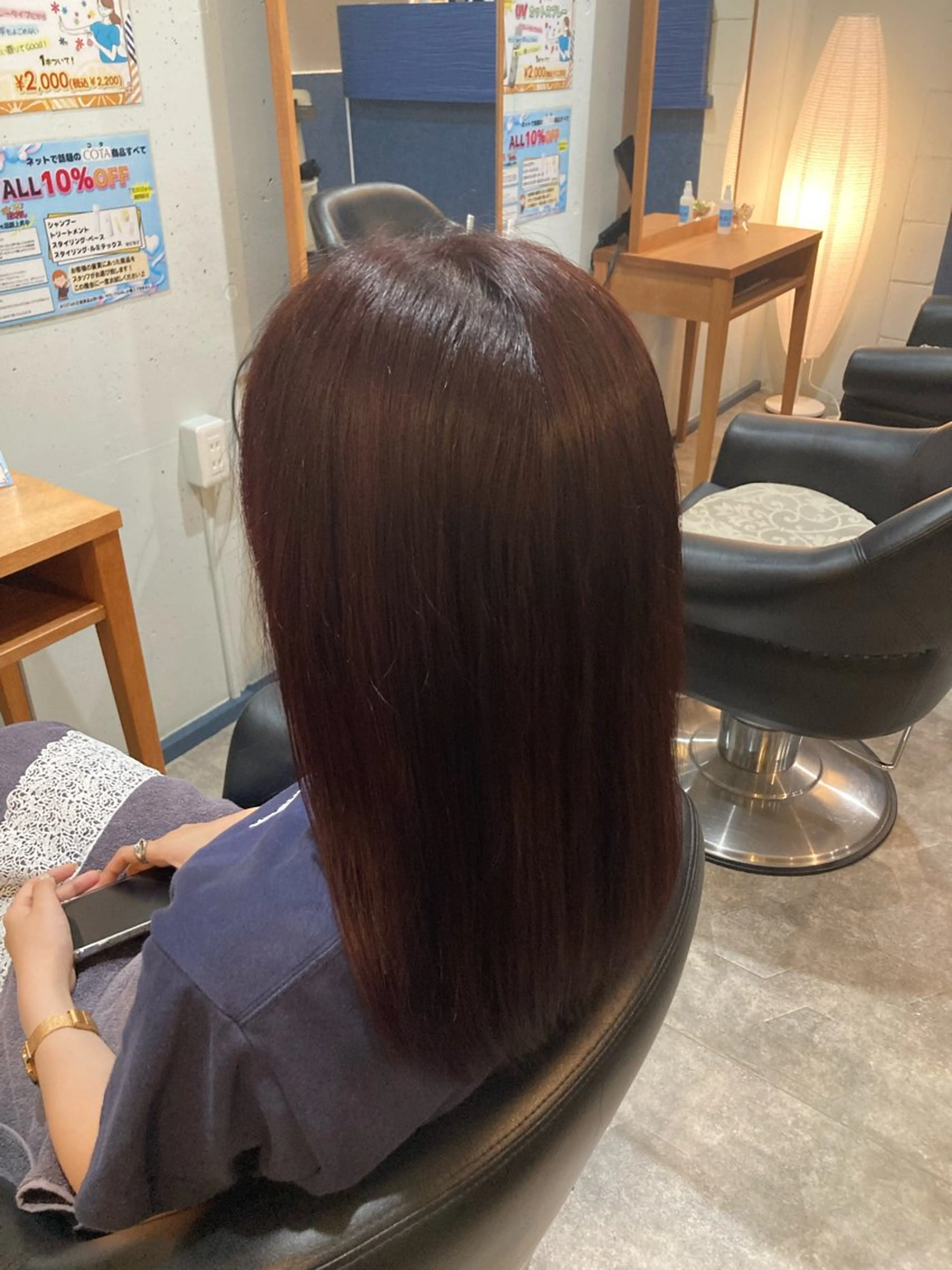 セミロング 大野 優希のヘアスタイル