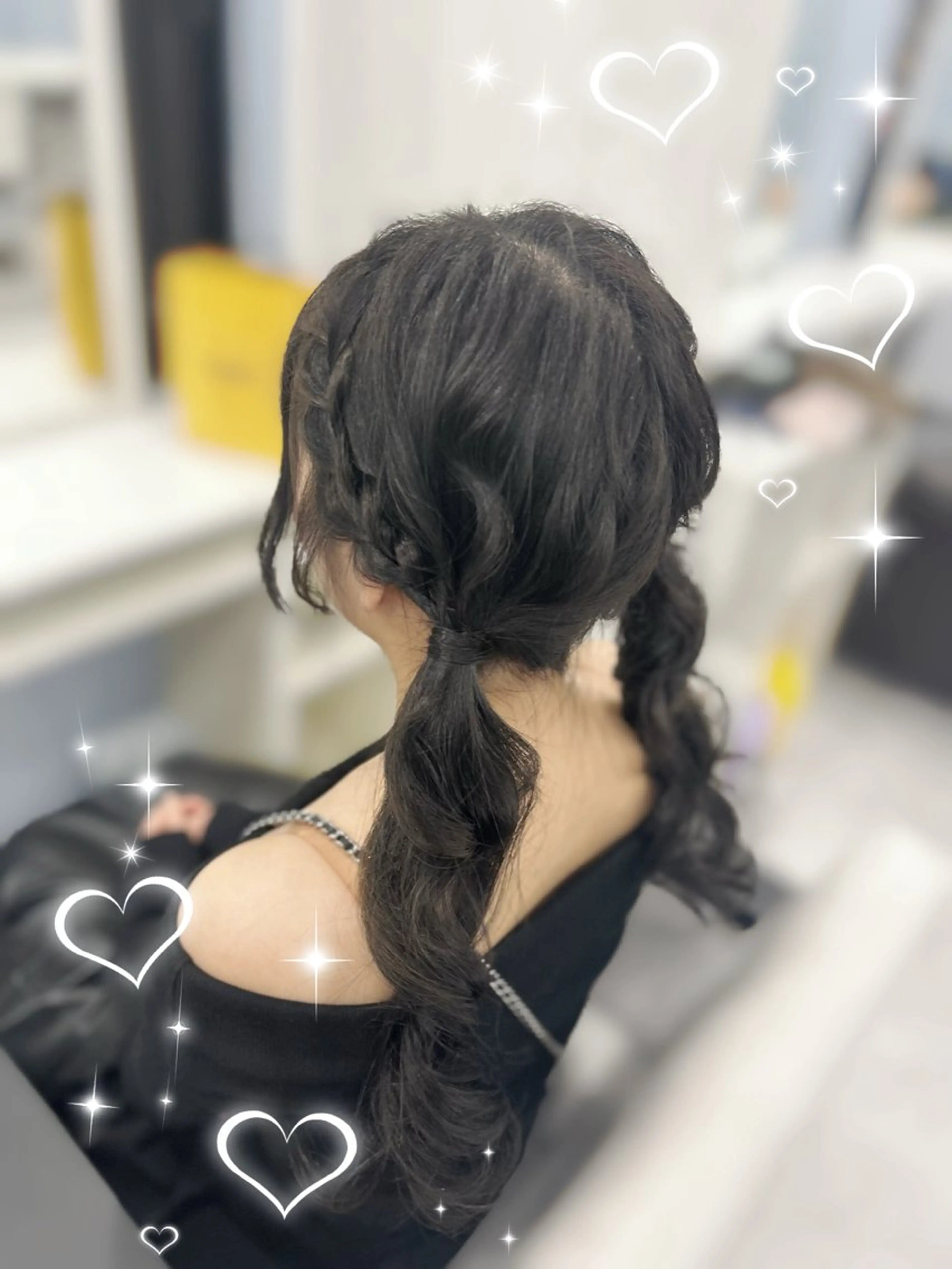 ロング 藤倉 萌菜のヘアスタイル