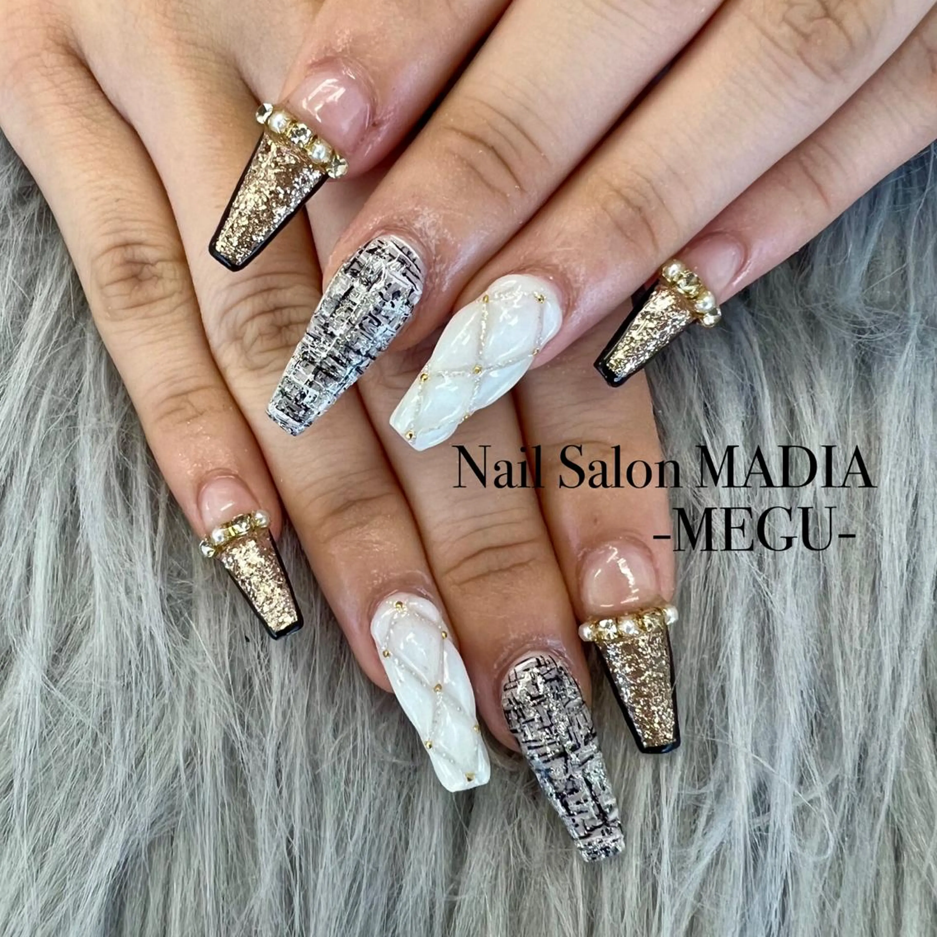 ネイル MADIA藤沢所属・MADIA MEGUのネイルデザイン