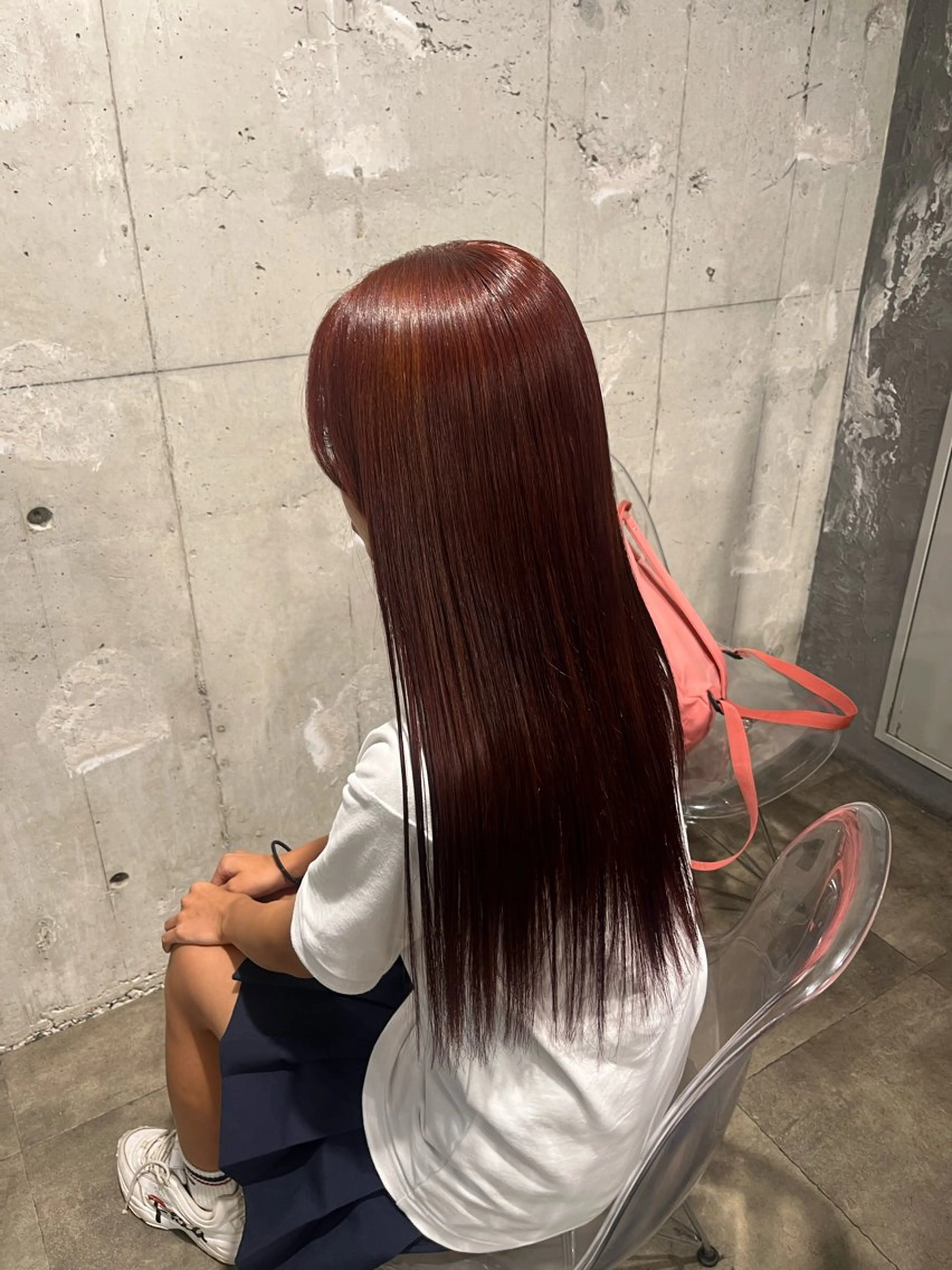 カラー ヘアカラー トリートメント ヘッドスパ ヘアセット ガーリーヘア💌トレ ンド暖色💌Yuuのヘアスタイル