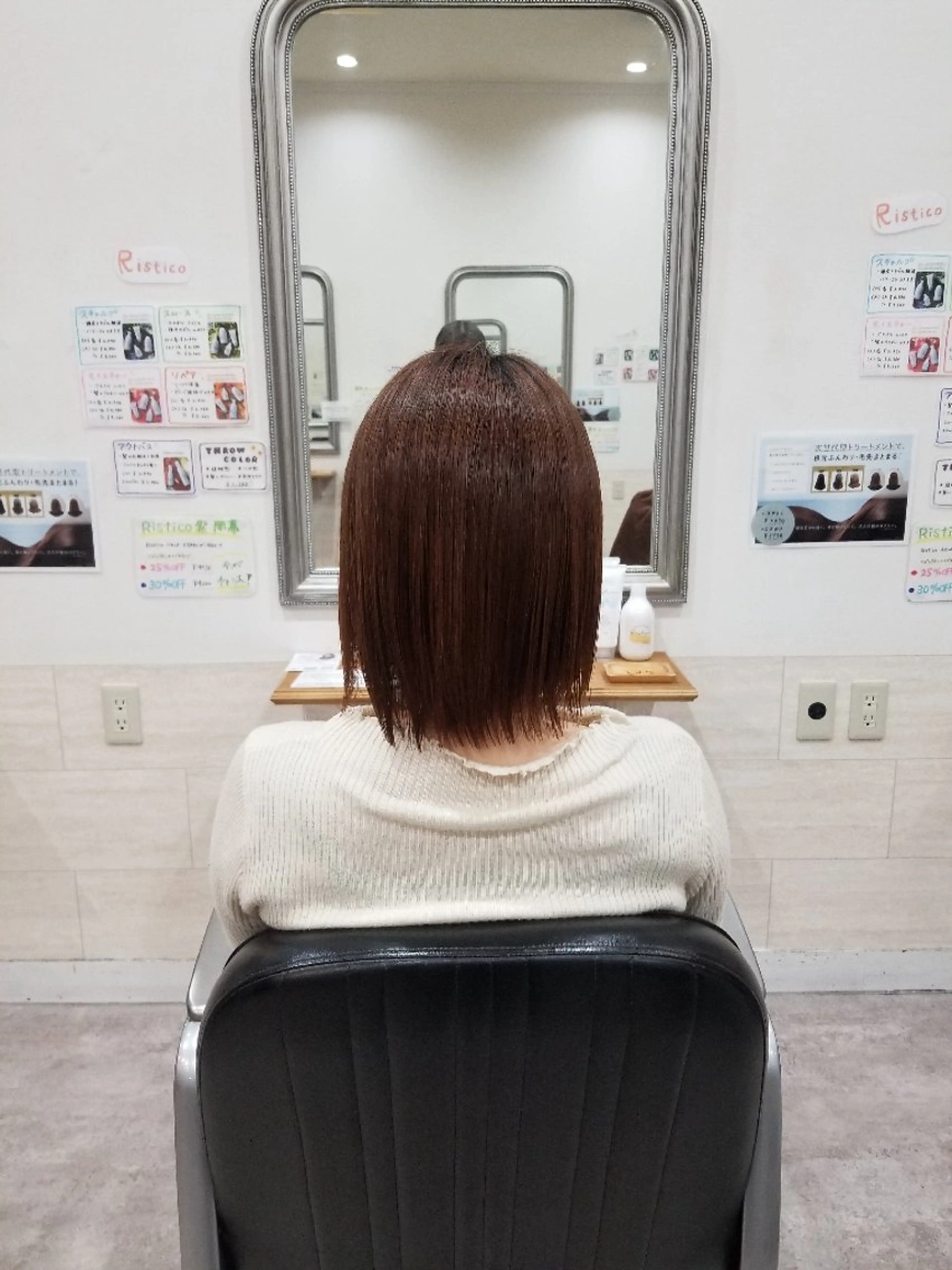 ミディアム カット 暖色🍎透明感カラー 🩵小林かりんのヘアスタイル