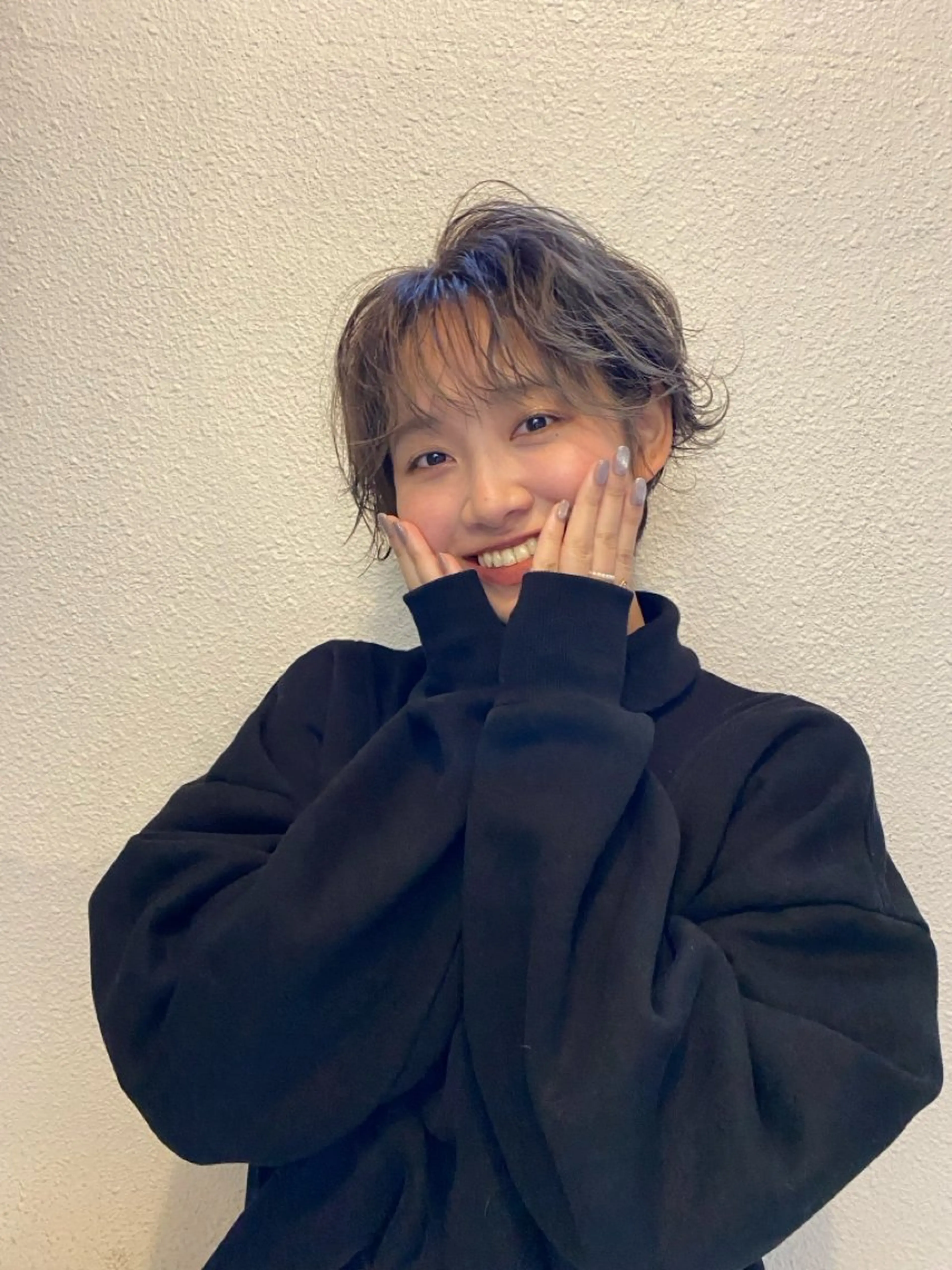 ショート カット パーマ ✂︎cadre✂︎ 🪶かまだれいし🪶のヘアスタイル