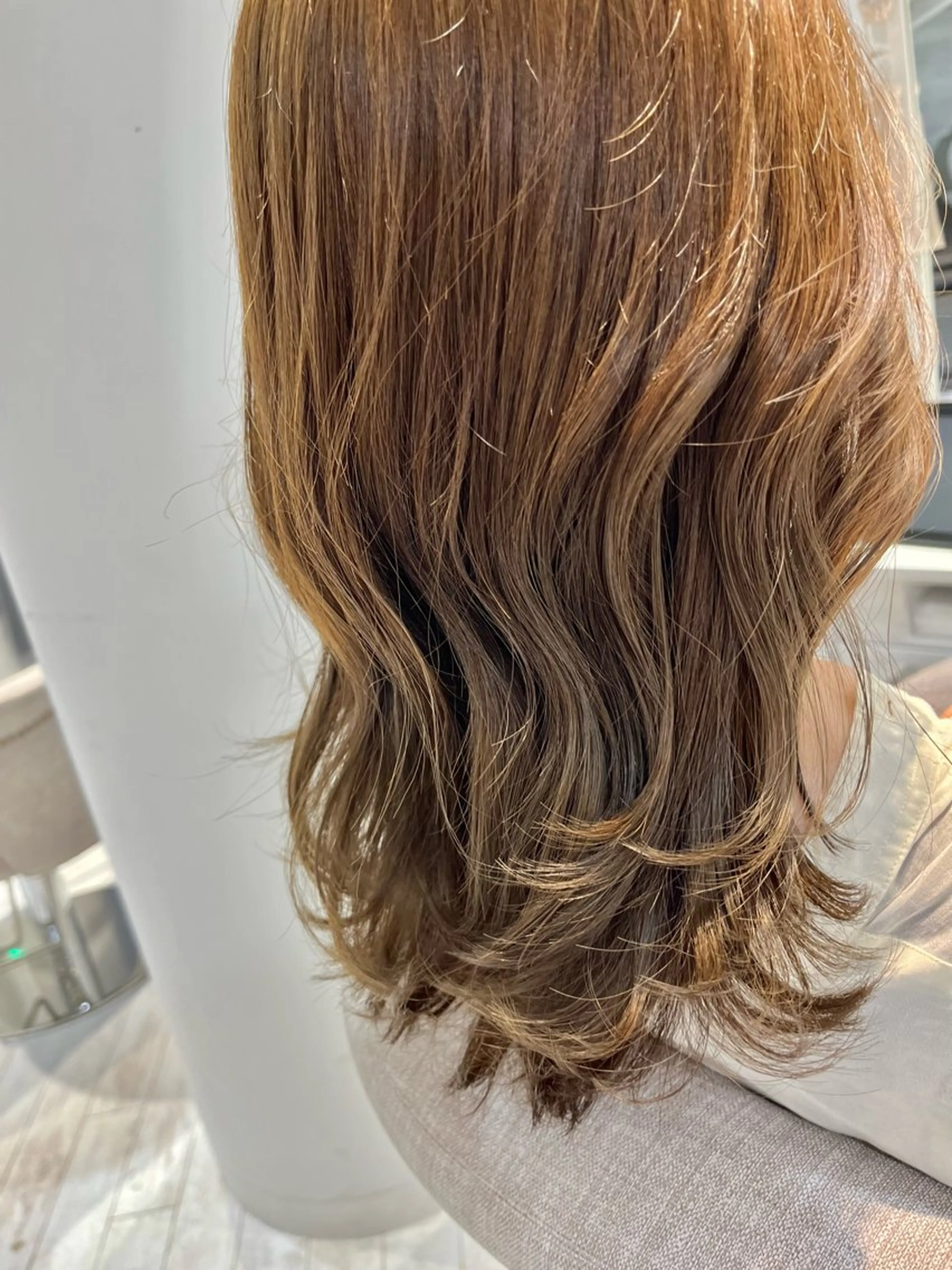 セミロング カット ヘアカラー ボブ/レイヤー/ 茉莉花のヘアスタイル