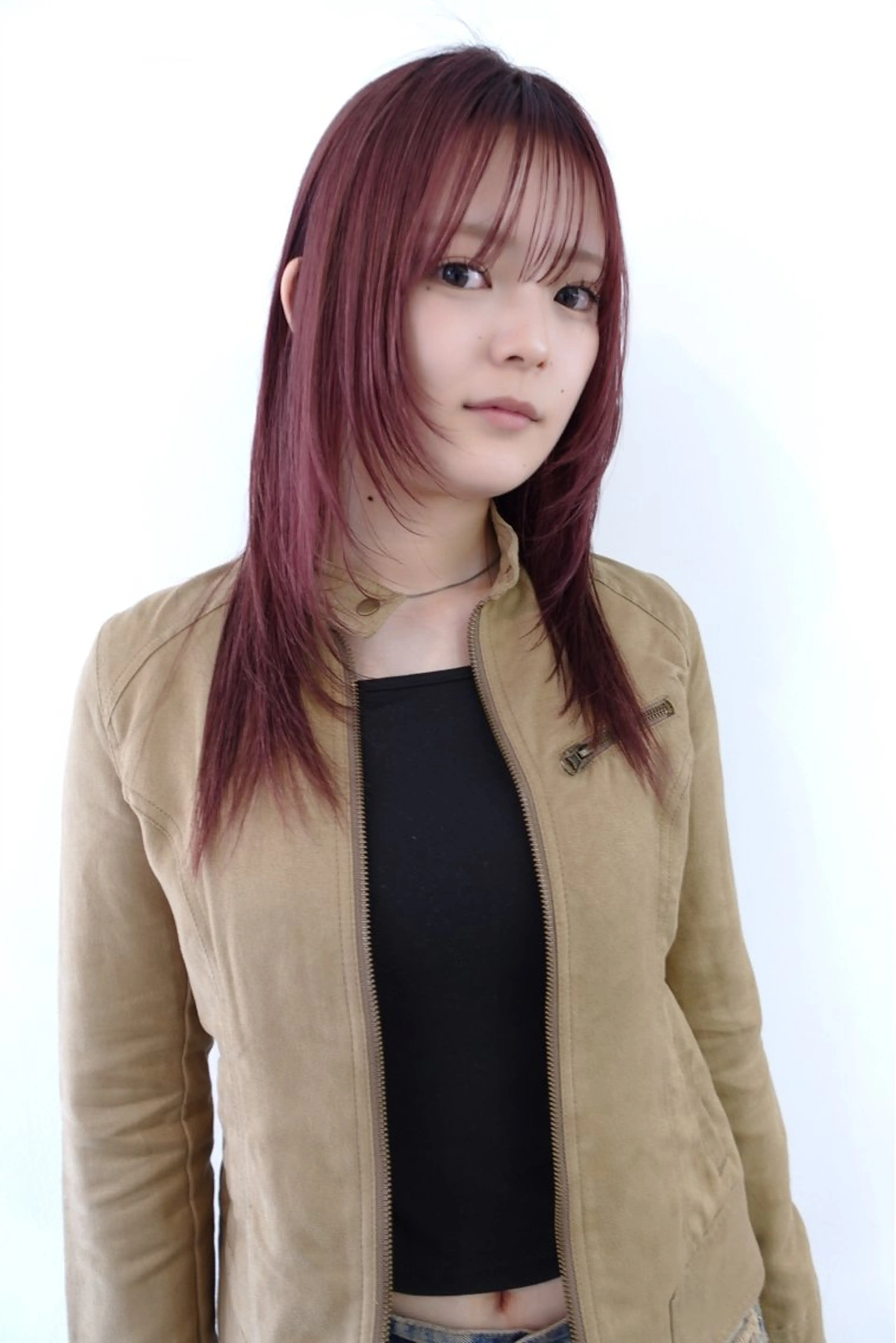 セミロング カラー カット ヘアカラー トリートメント sakura🌸 レイヤー/nelkeのヘアスタイル