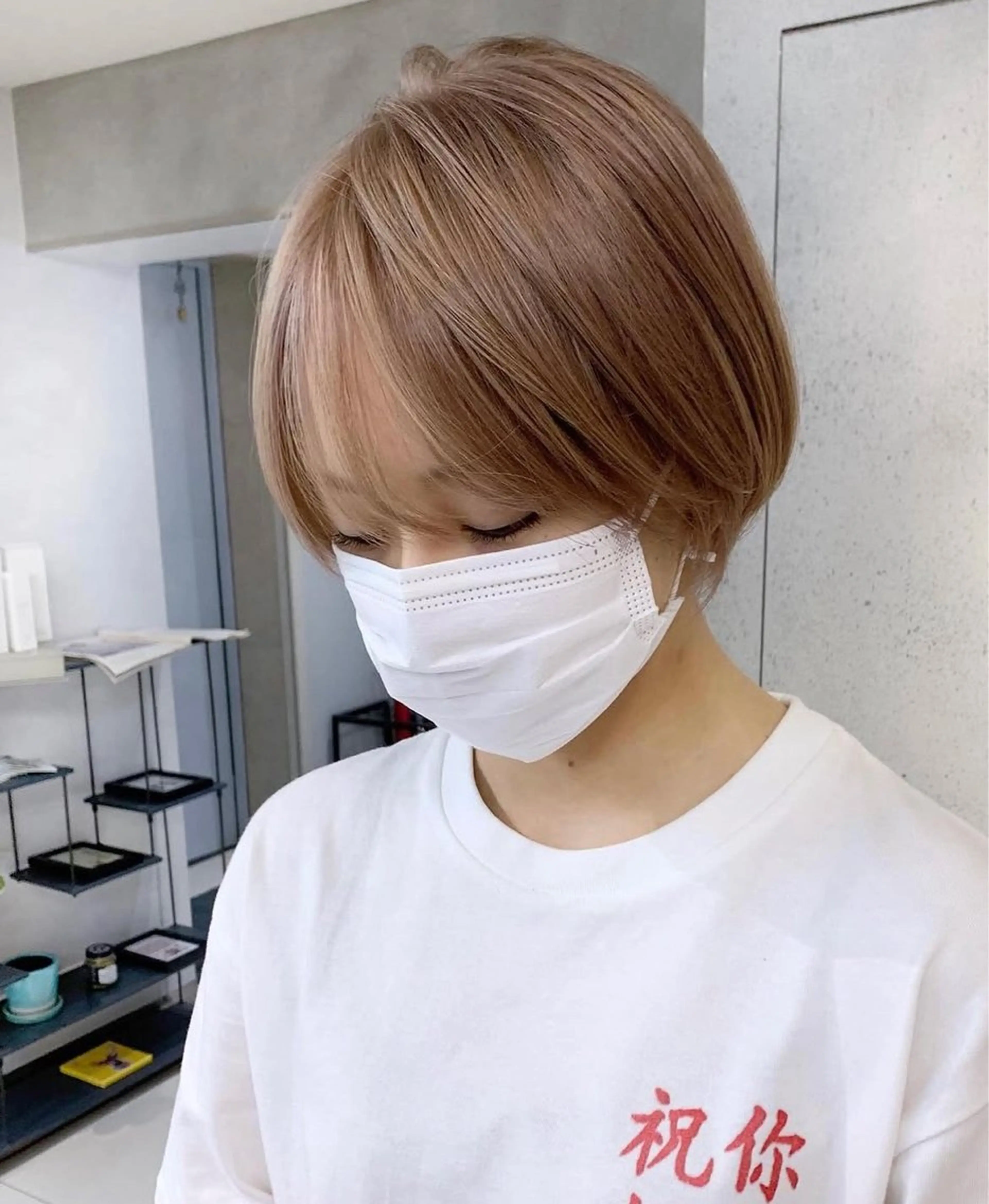 ナチュラルストレート(ショート)の写真
