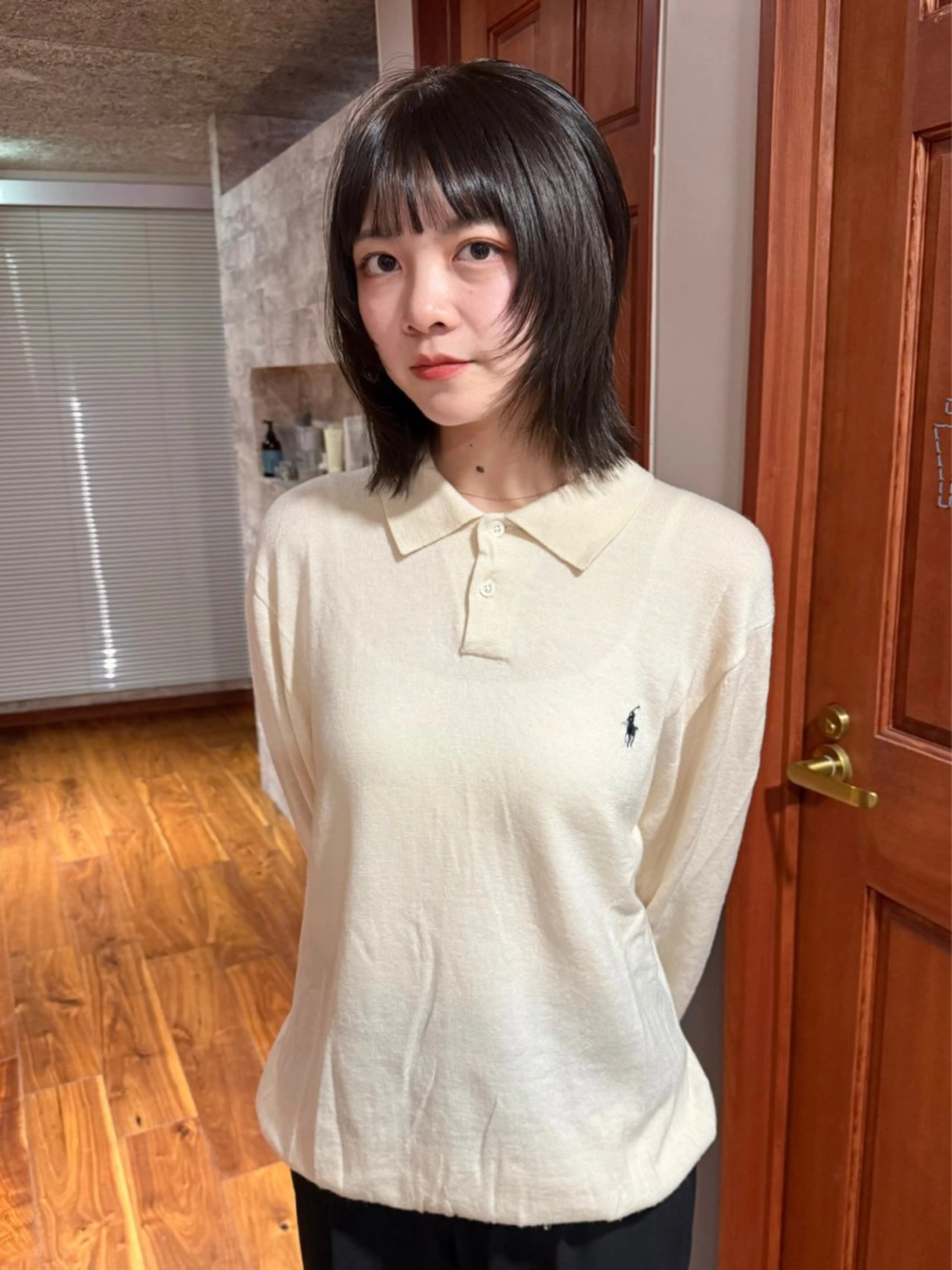 ショート カラー パーマ 透明感カラー カット ヘアカラー 縮毛矯正 トリートメント mai / linoah˚✧のヘアスタイル