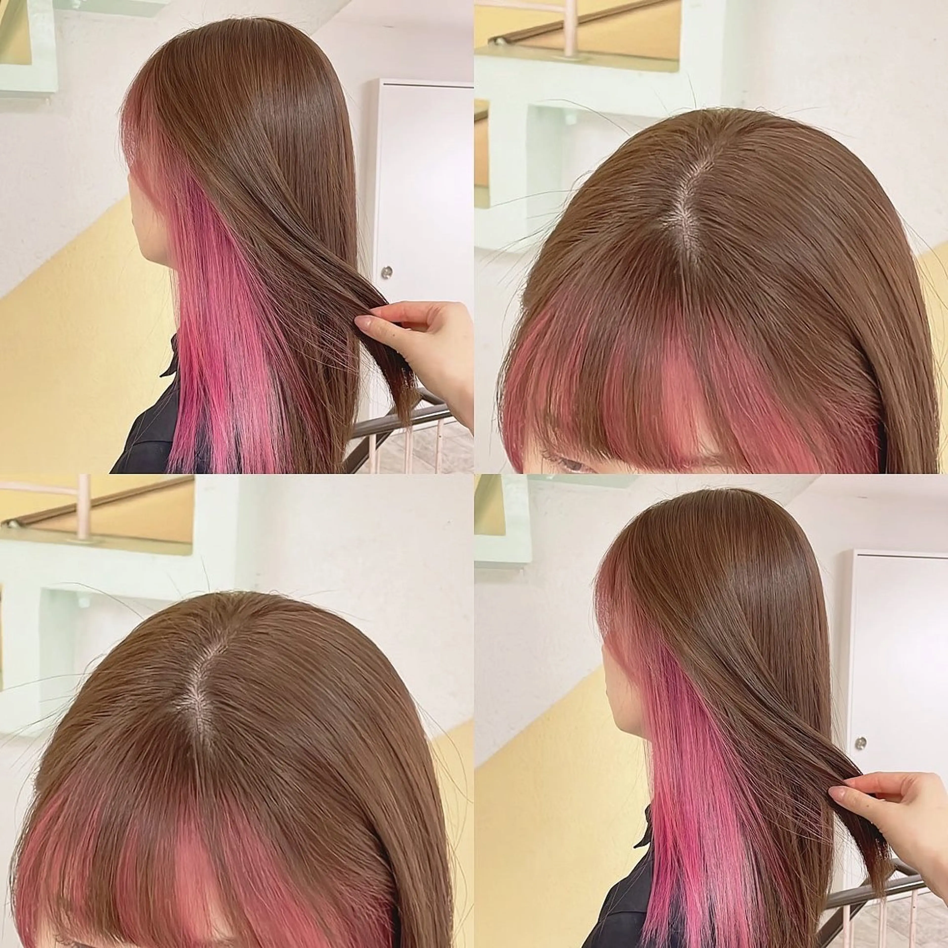 カラー ブリーチ ヘアカラー トリートメント 渋谷:インナーカラー ／🍒エリカ🍒のヘアスタイル