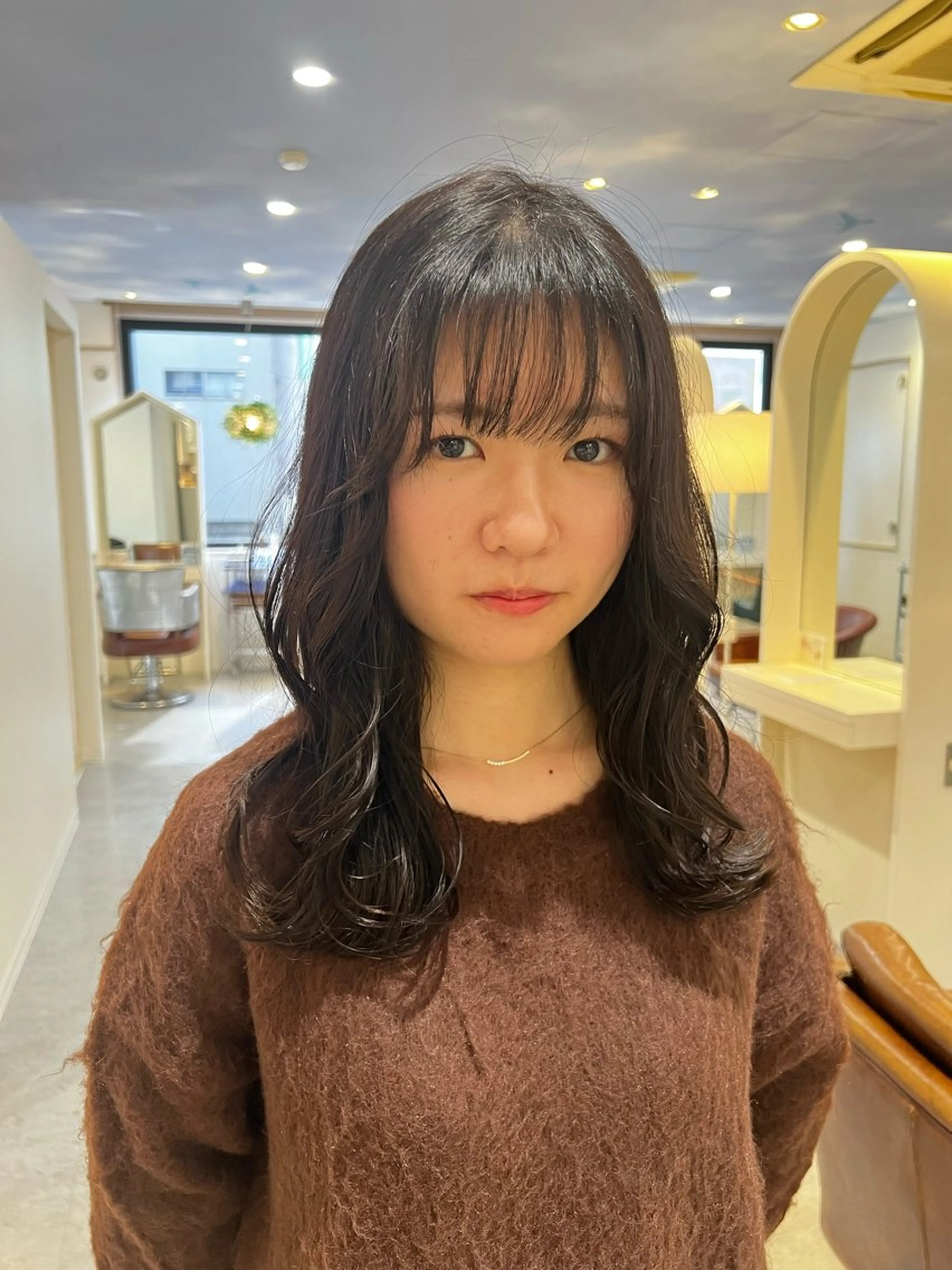 セミロング レイヤーカット ローレイヤー Aman  D'or所属・ショート/ボブ/東 千耀のヘアスタイル