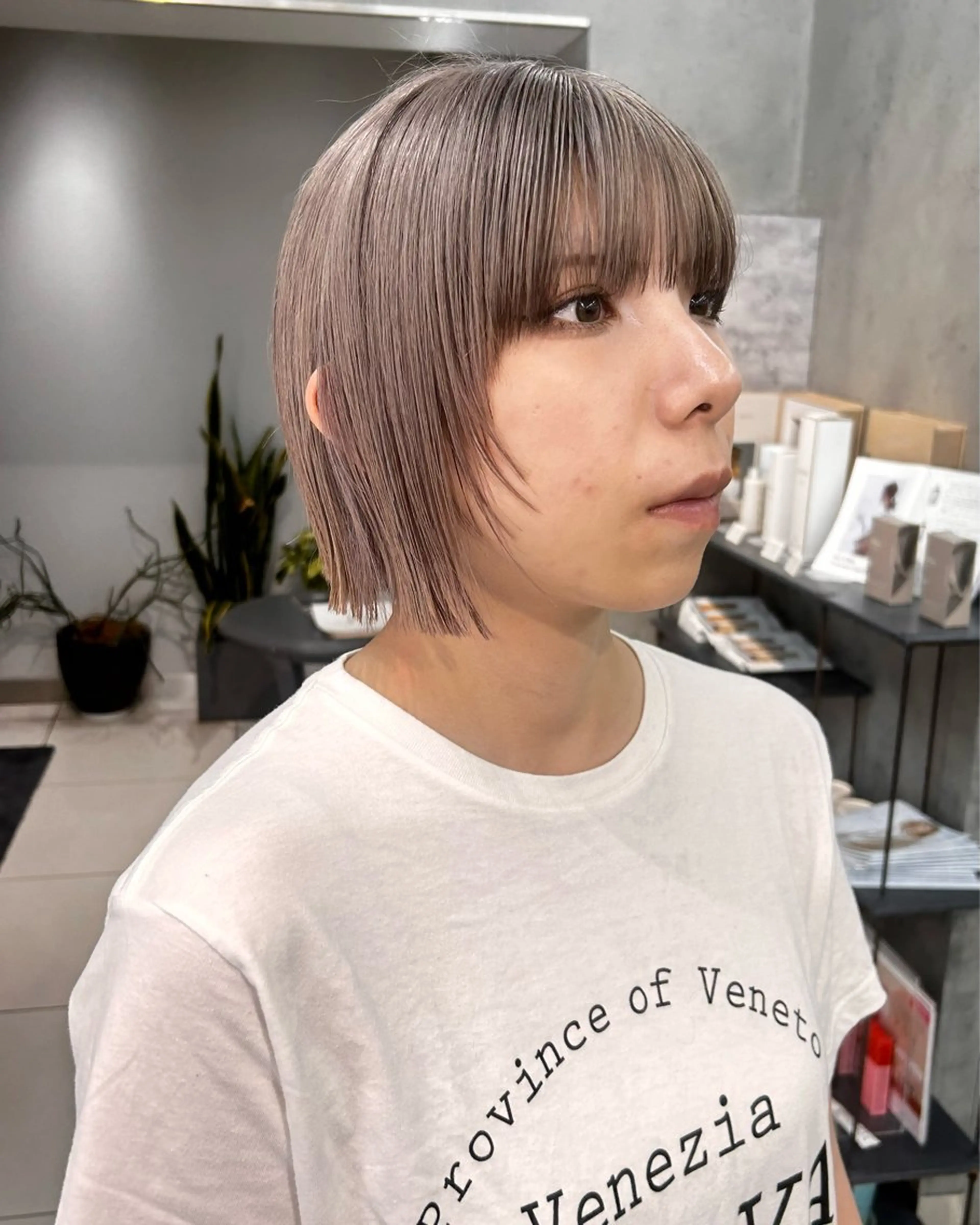 ショート カラー カット ヘアカラー トリートメント adatto錦糸町店所属・艶髪/ショート/ ボブ/なつきのヘアスタイル