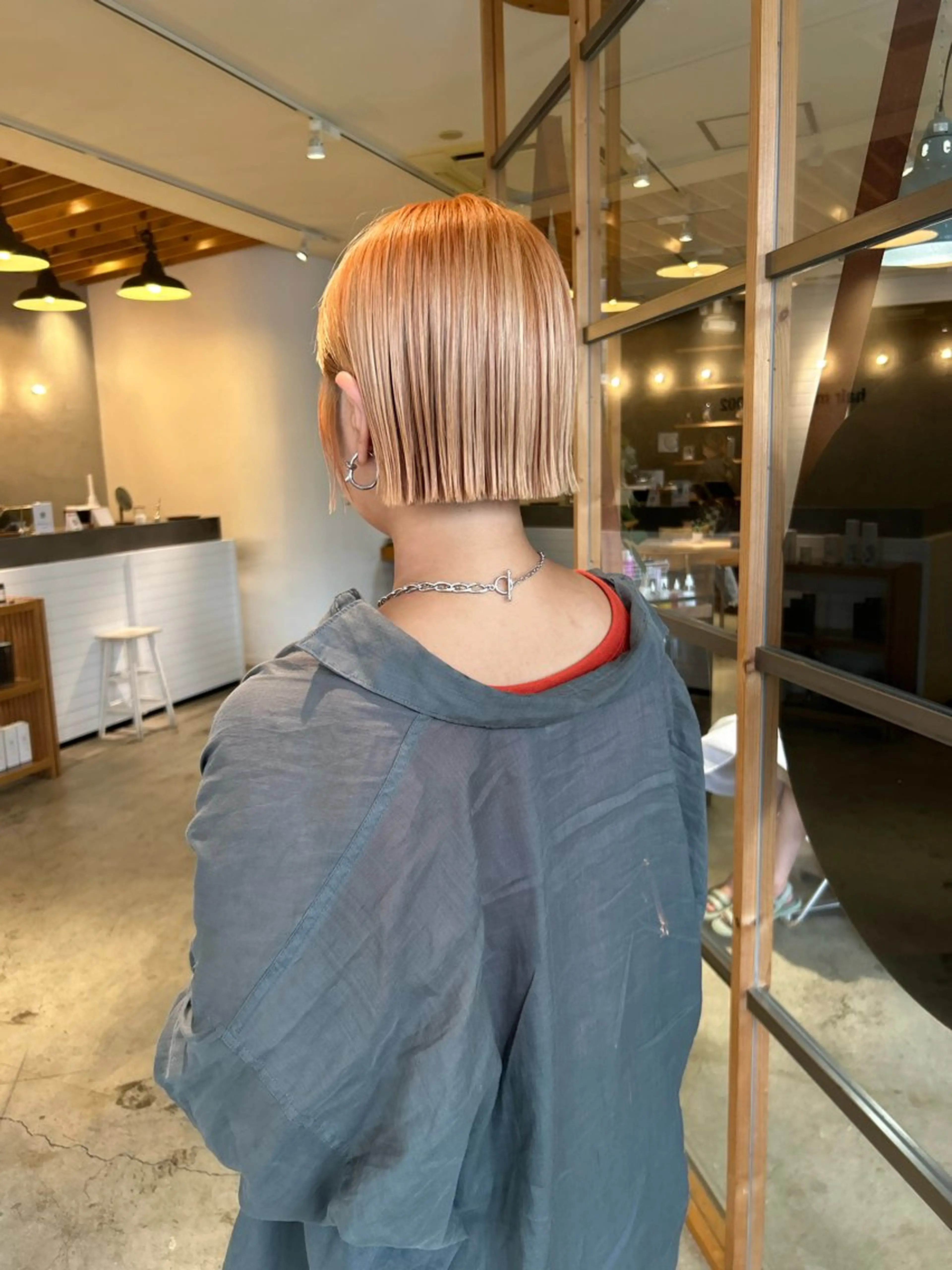 カット+ダブルカラーの写真