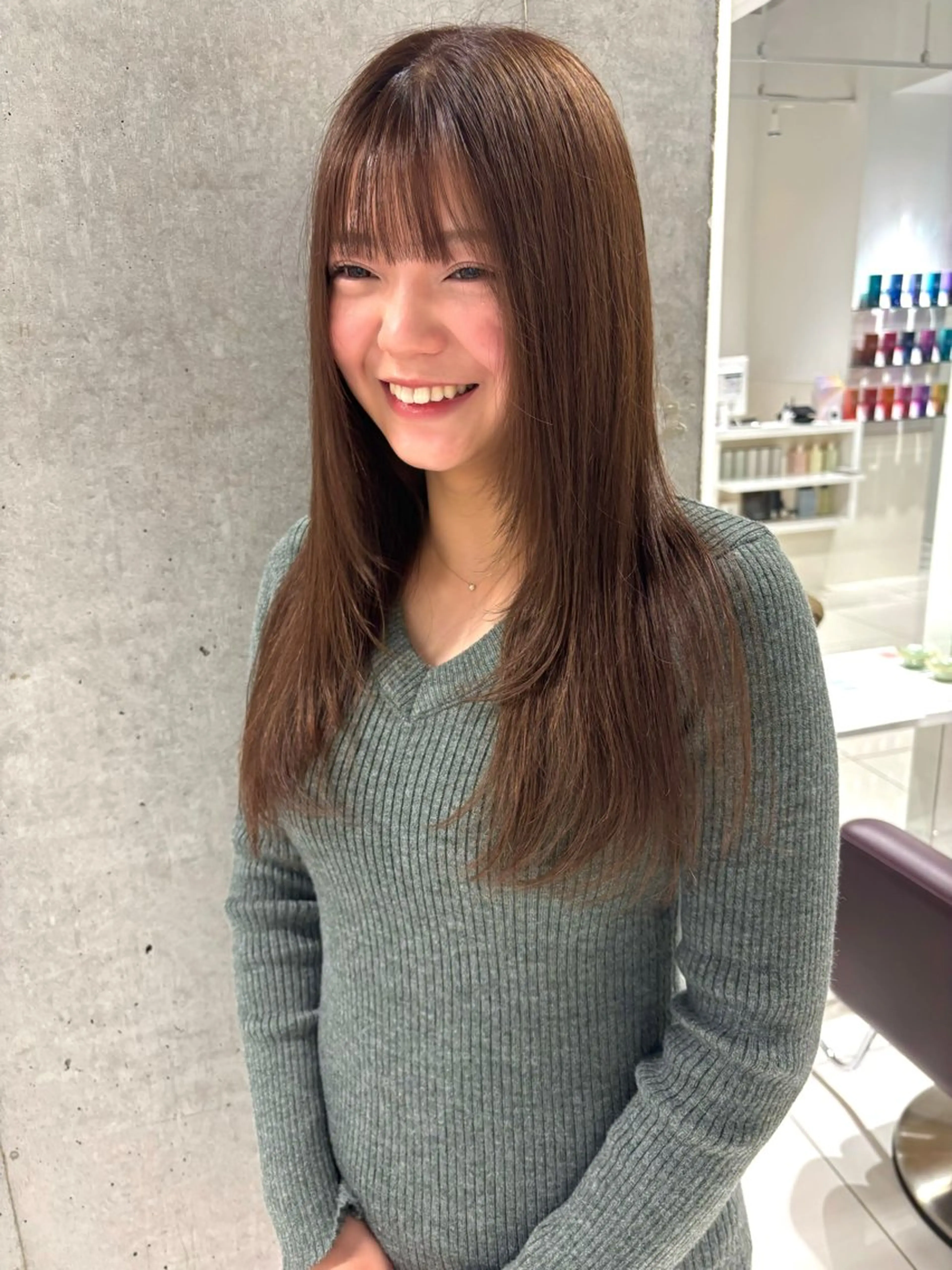 ロング カラー 透明感カラー ヘアカラー Miyu🎀レイヤー ／透明感カラー🪽のヘアスタイル