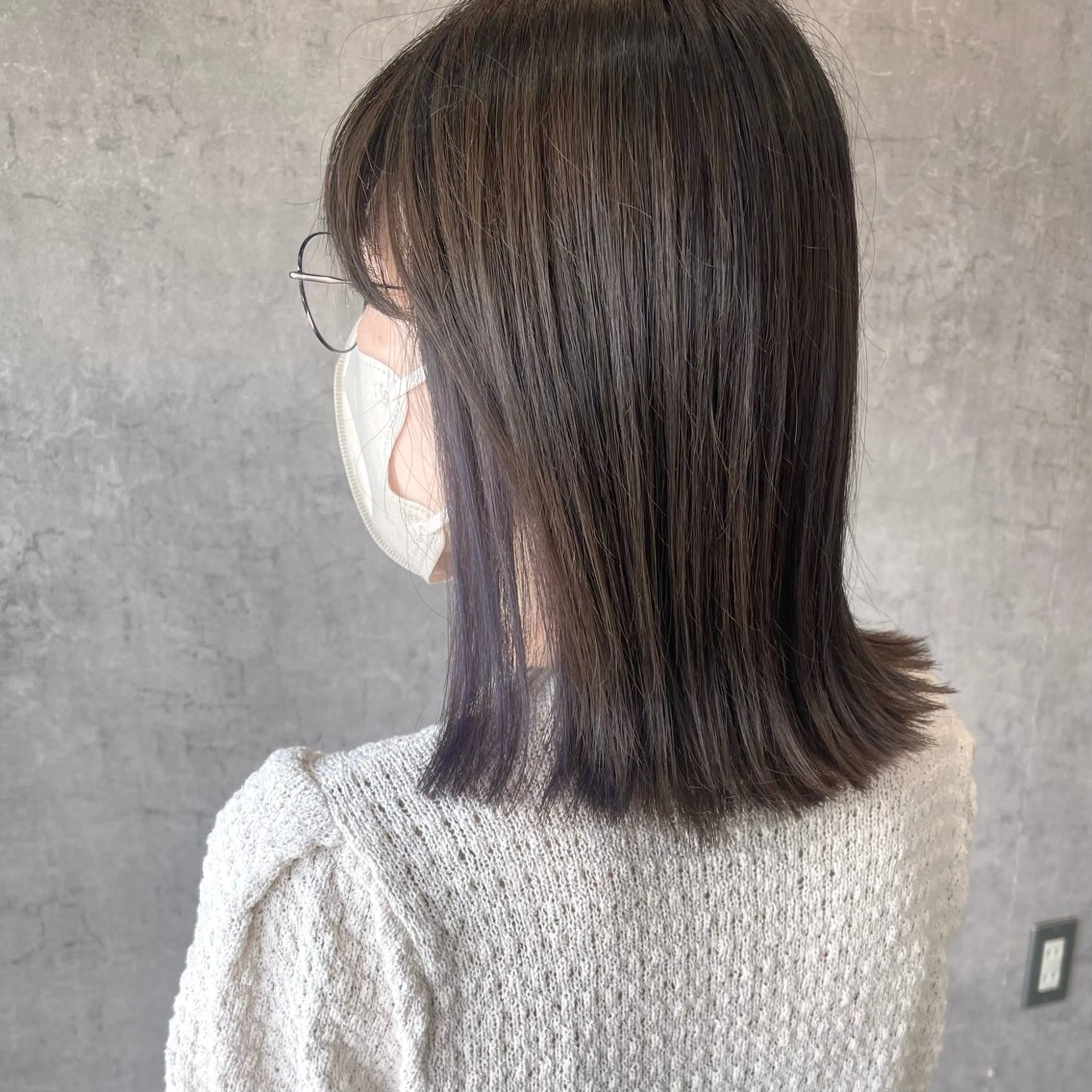 ミディアム カラー ヘアアレンジ ヘアカラー merci.所属・🌻まさの あいり🌻のヘアスタイル