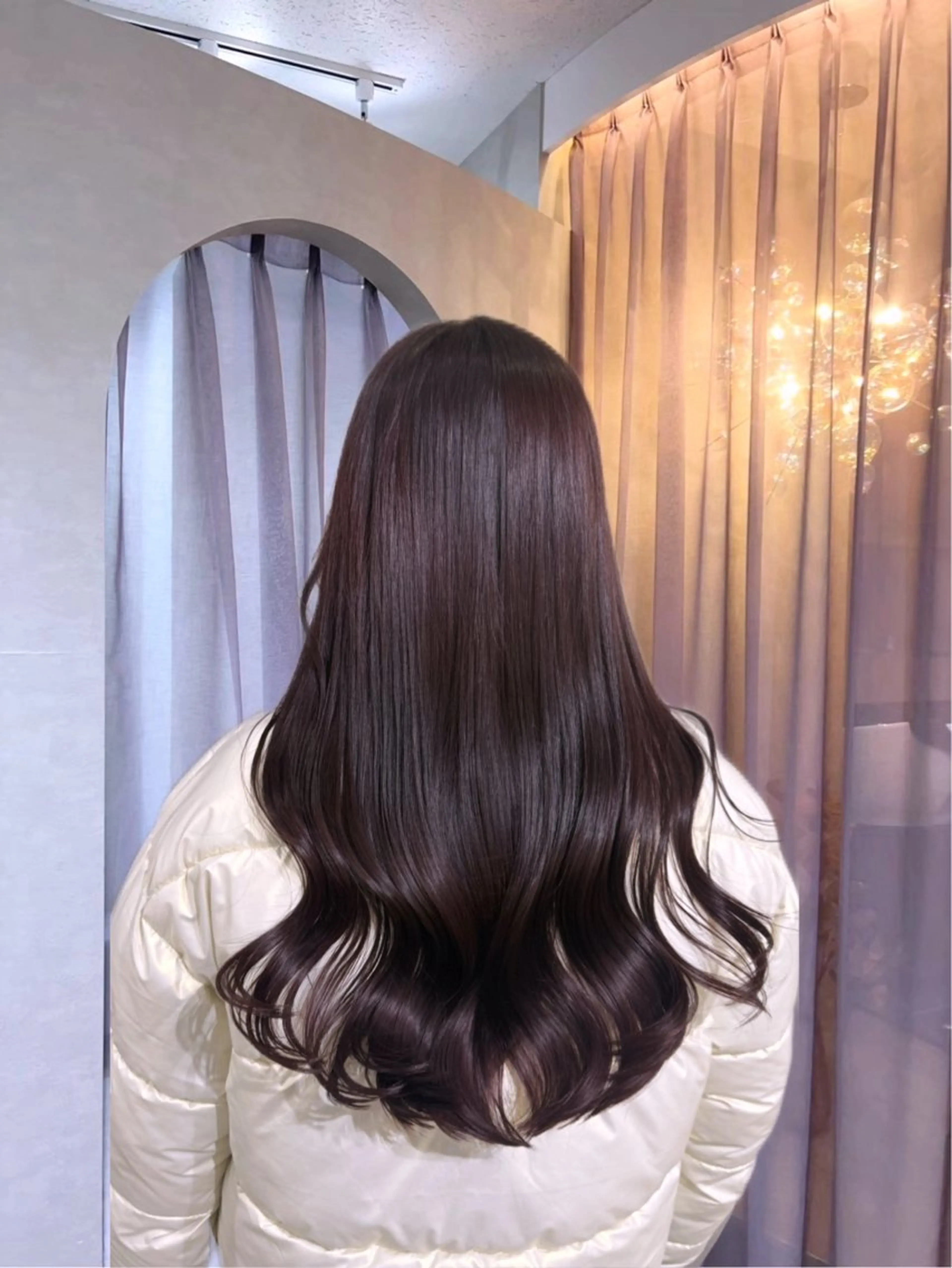 ロング カット ヘアカラー 斉藤 結のヘアスタイル