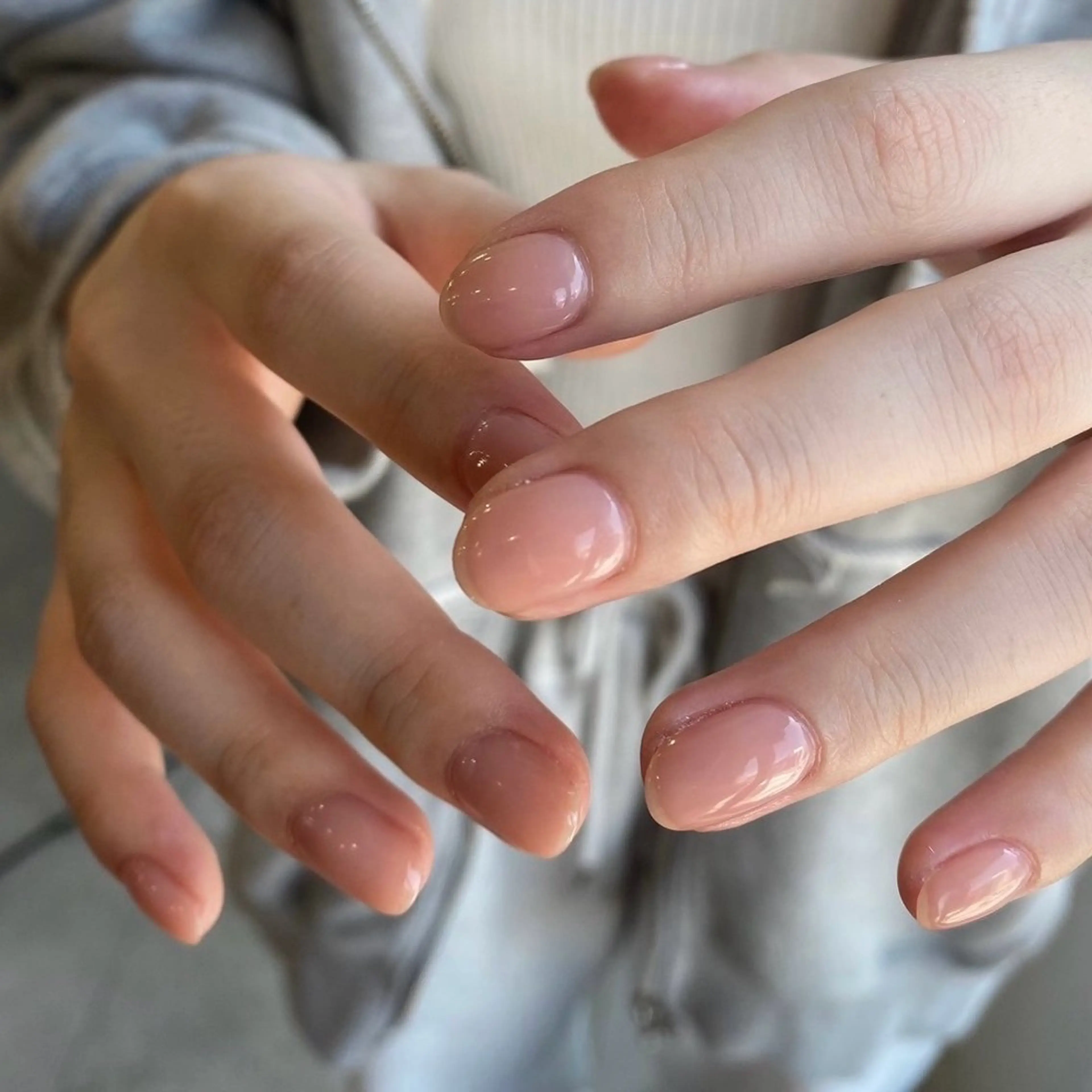ネイル オフィスネイル ワンカラーネイル ショートネイル nail‪◯ petitnanoのネイルデザイン