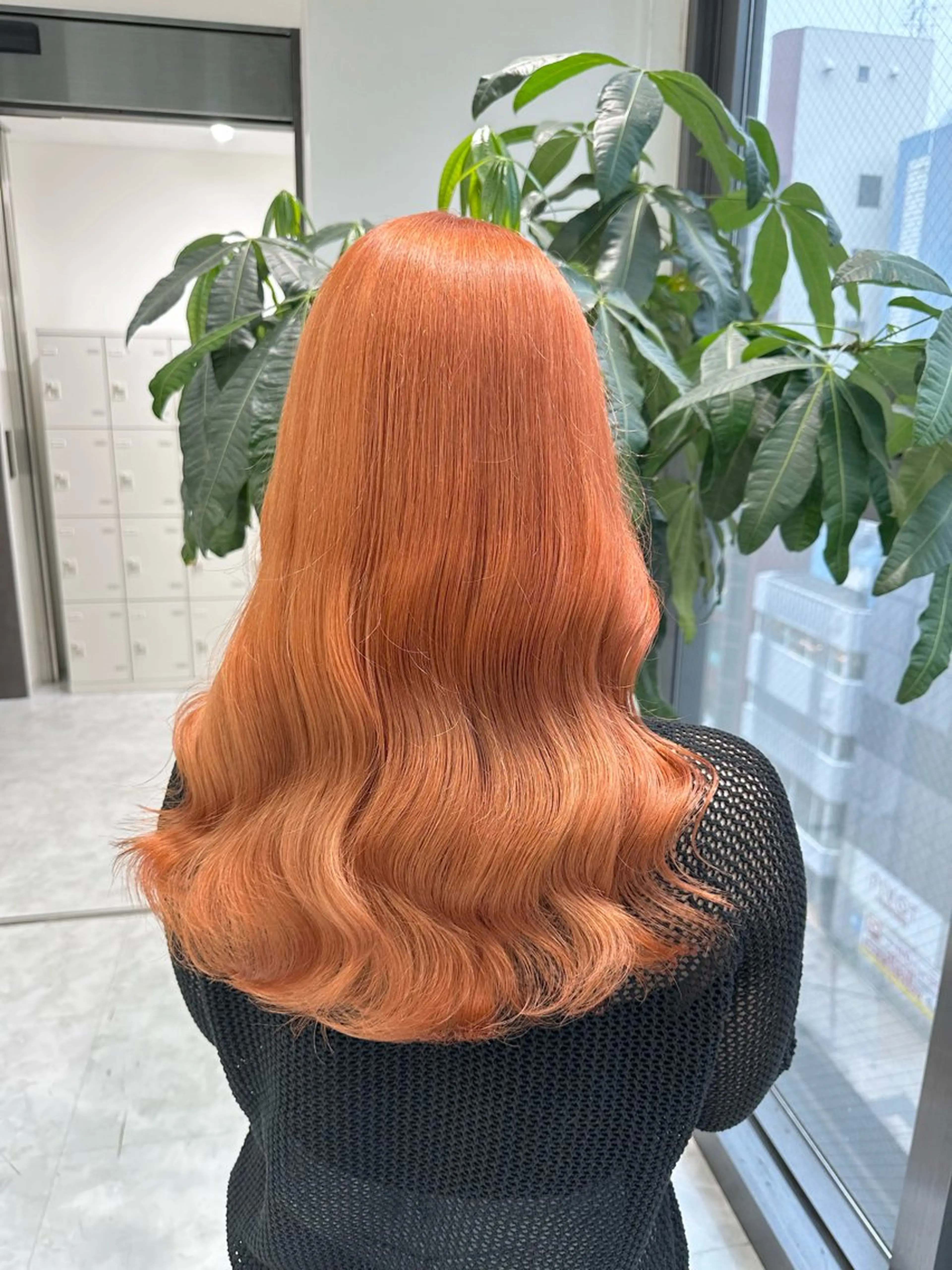 ロング カラー ヘアアレンジ メンズ ベージュカラー オレンジ オレンジベージュ カット ヘアカラー トリートメント 🌈トレンドヘア 🌈WATARU🌈のヘアスタイル