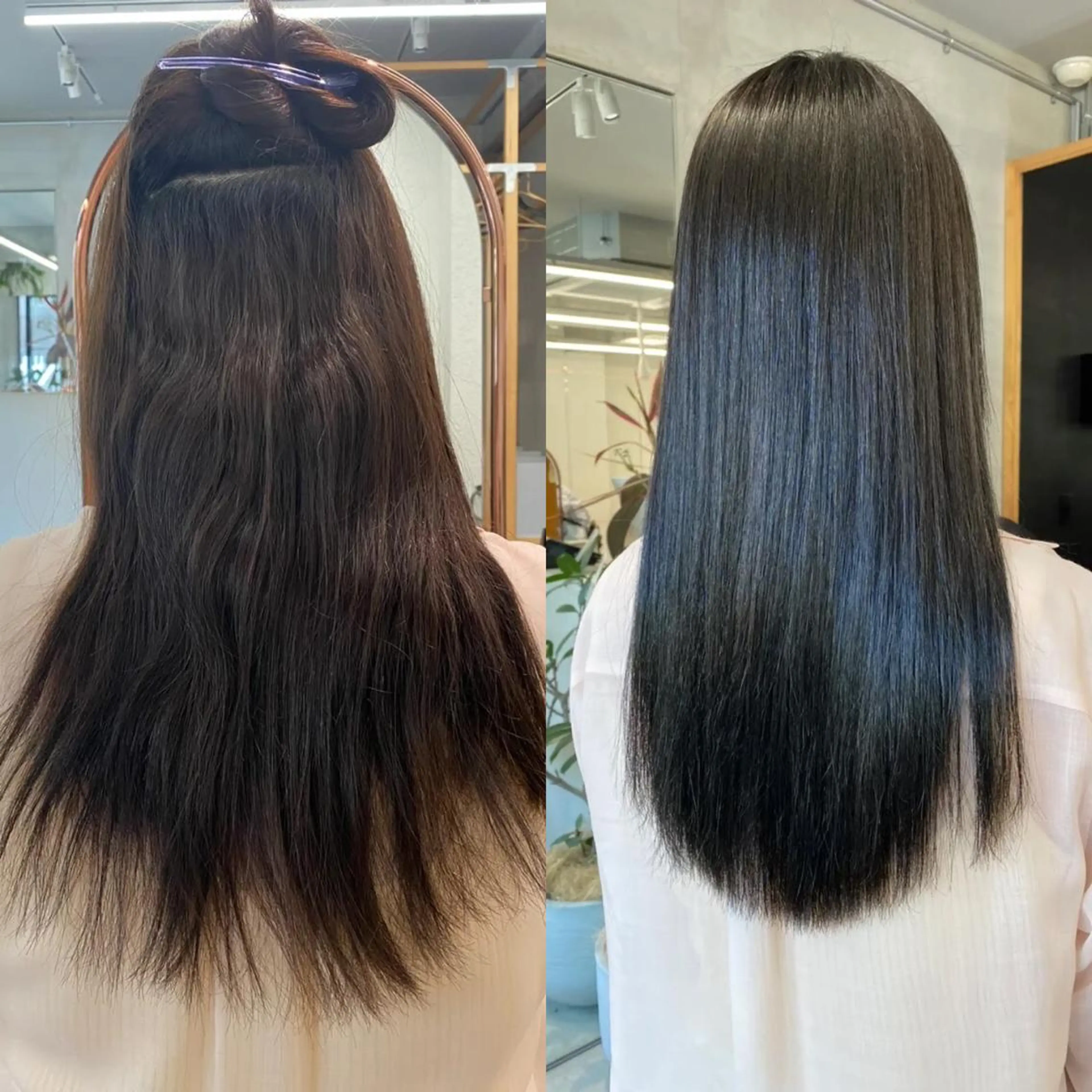 ロング 鶴井 美空のヘアスタイル