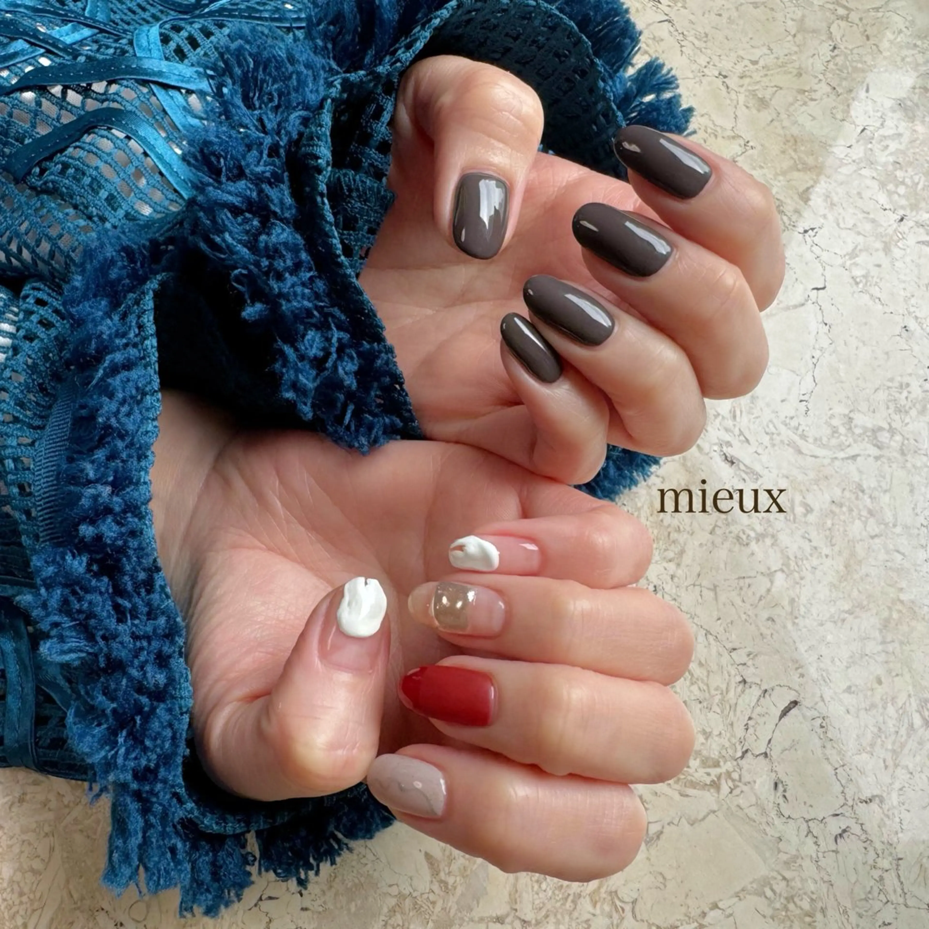 ネイル ハンドネイル フットネイル nail salon mieux(ミュー)のネイルデザイン