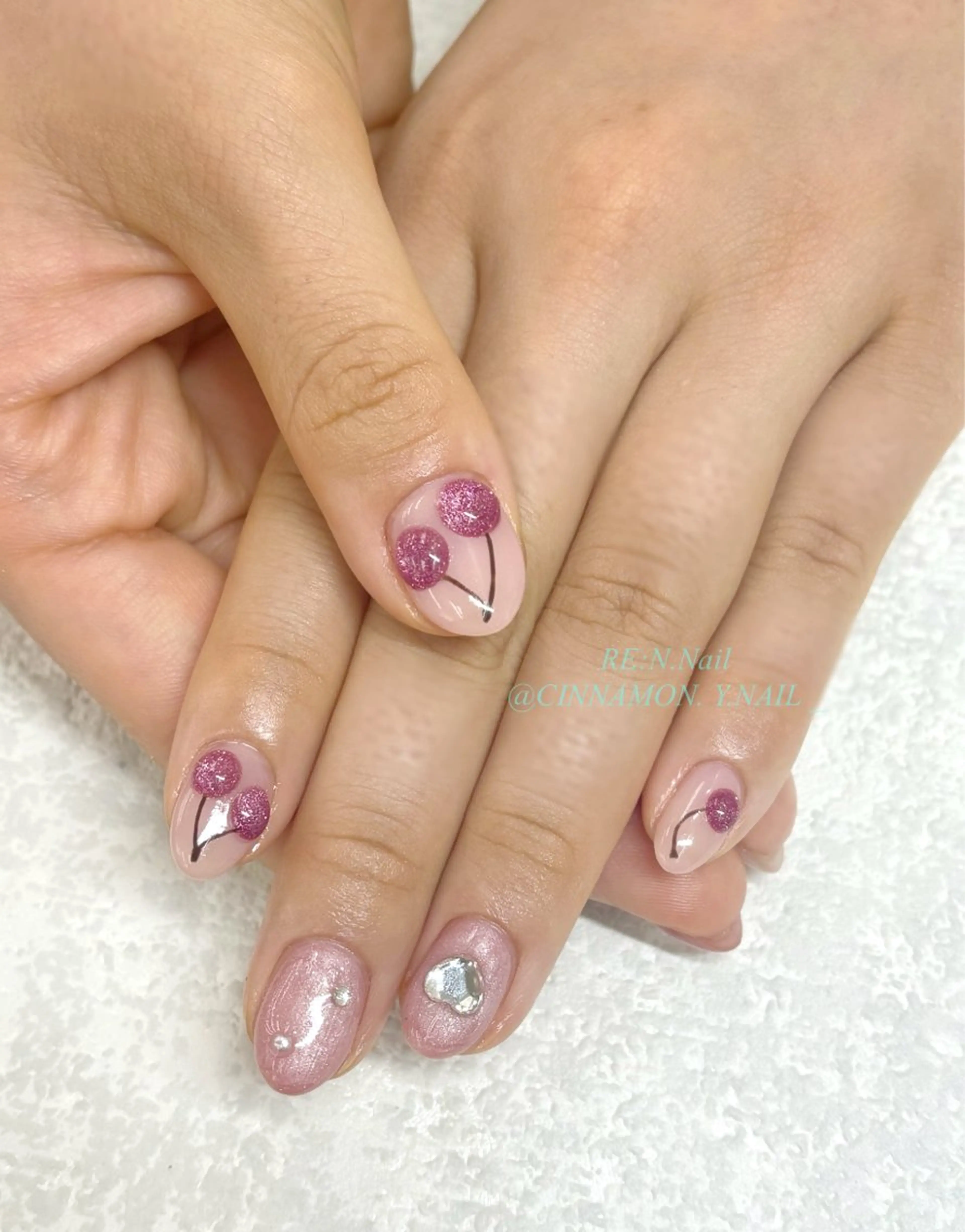 ネイル ハンドネイル Yuna🩵 RE:N.Nailのネイルデザイン