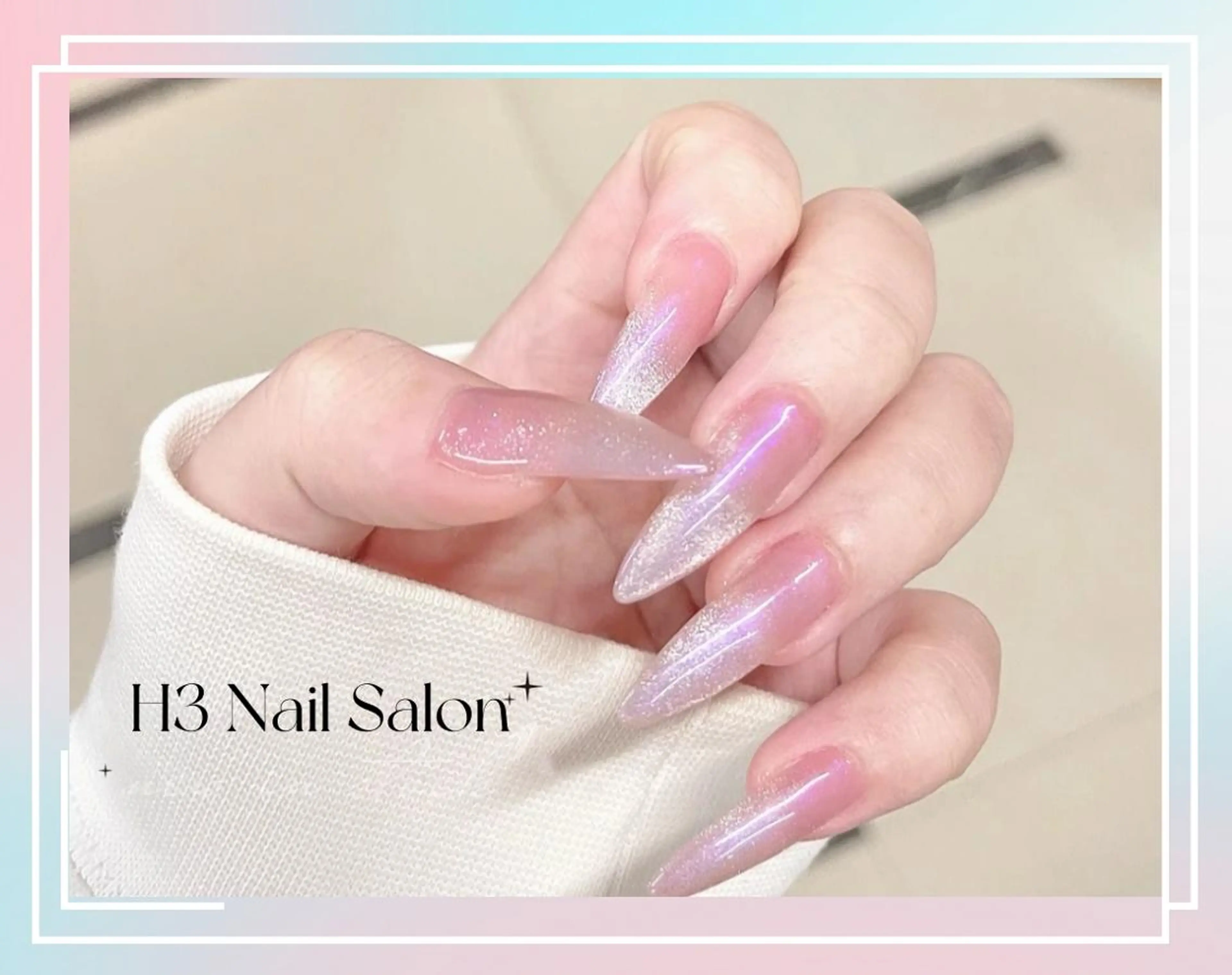 ロング H3 ネイル サロンのネイルデザイン