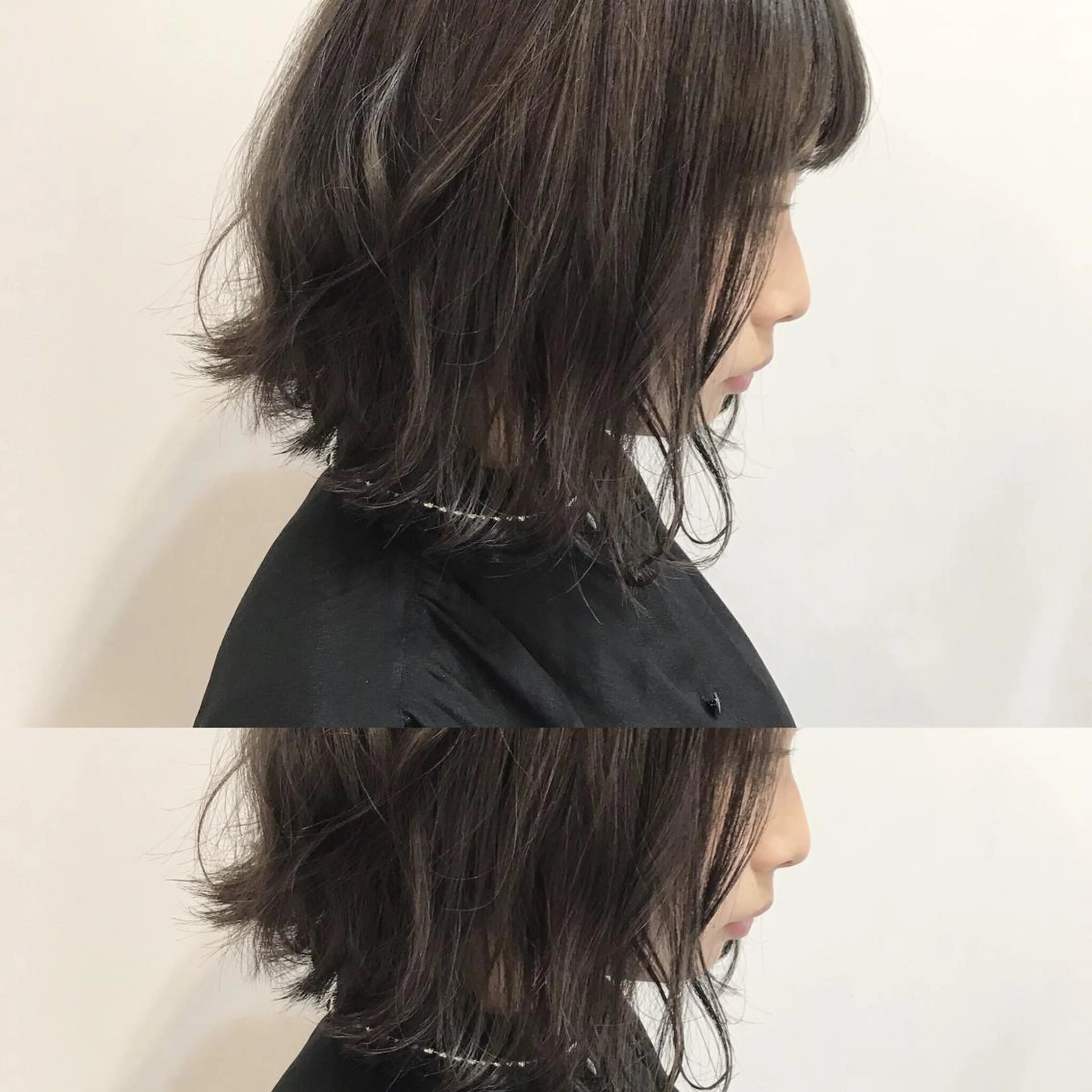 ミディアム カラー ヘアアレンジ カット パーマ トリートメント 嶋佐 昌大 シマサマオのヘアスタイル