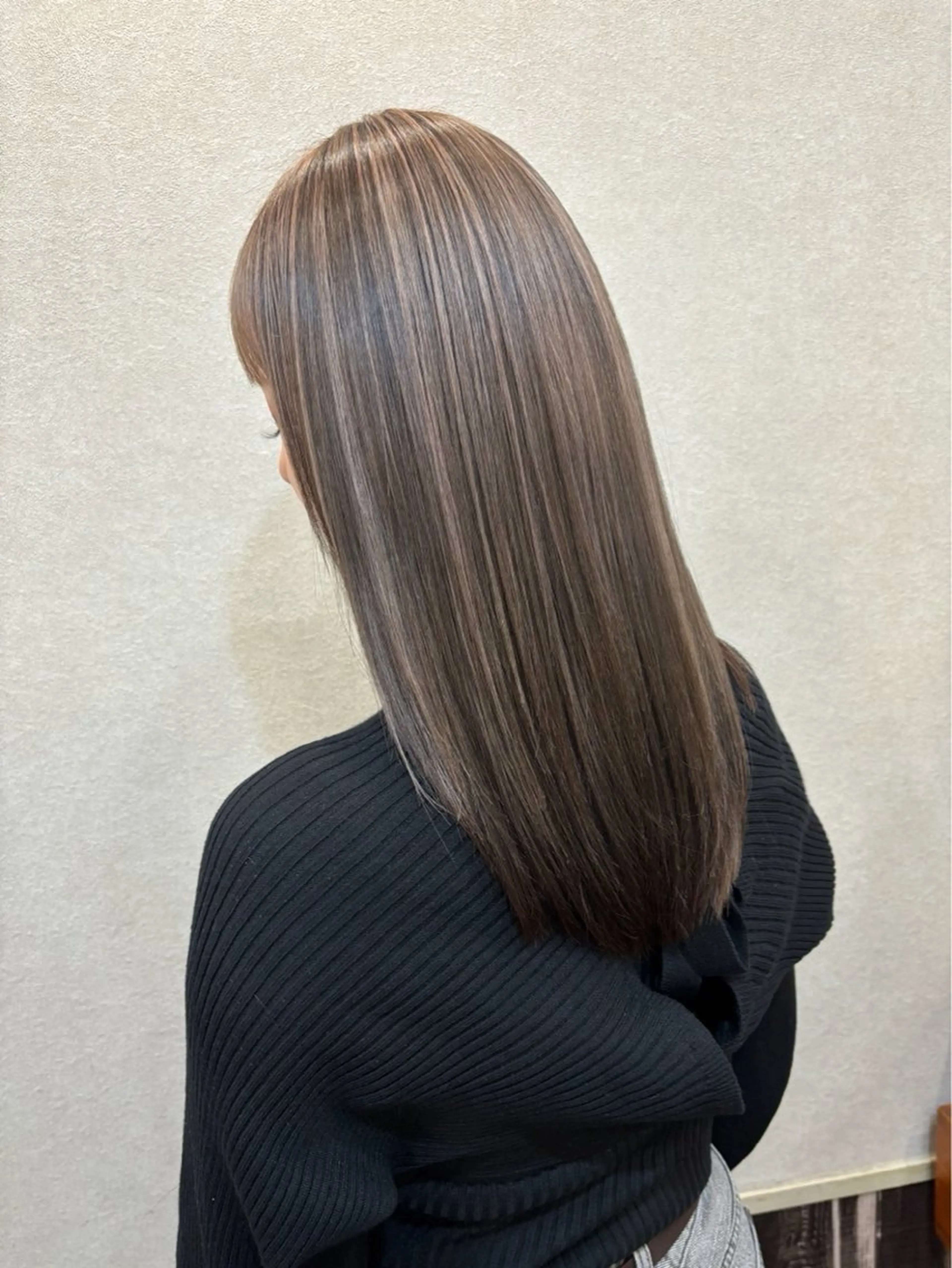 セミロング ハイライト ar北千住所属・🦋ふくだ ゆうな🦋のヘアスタイル