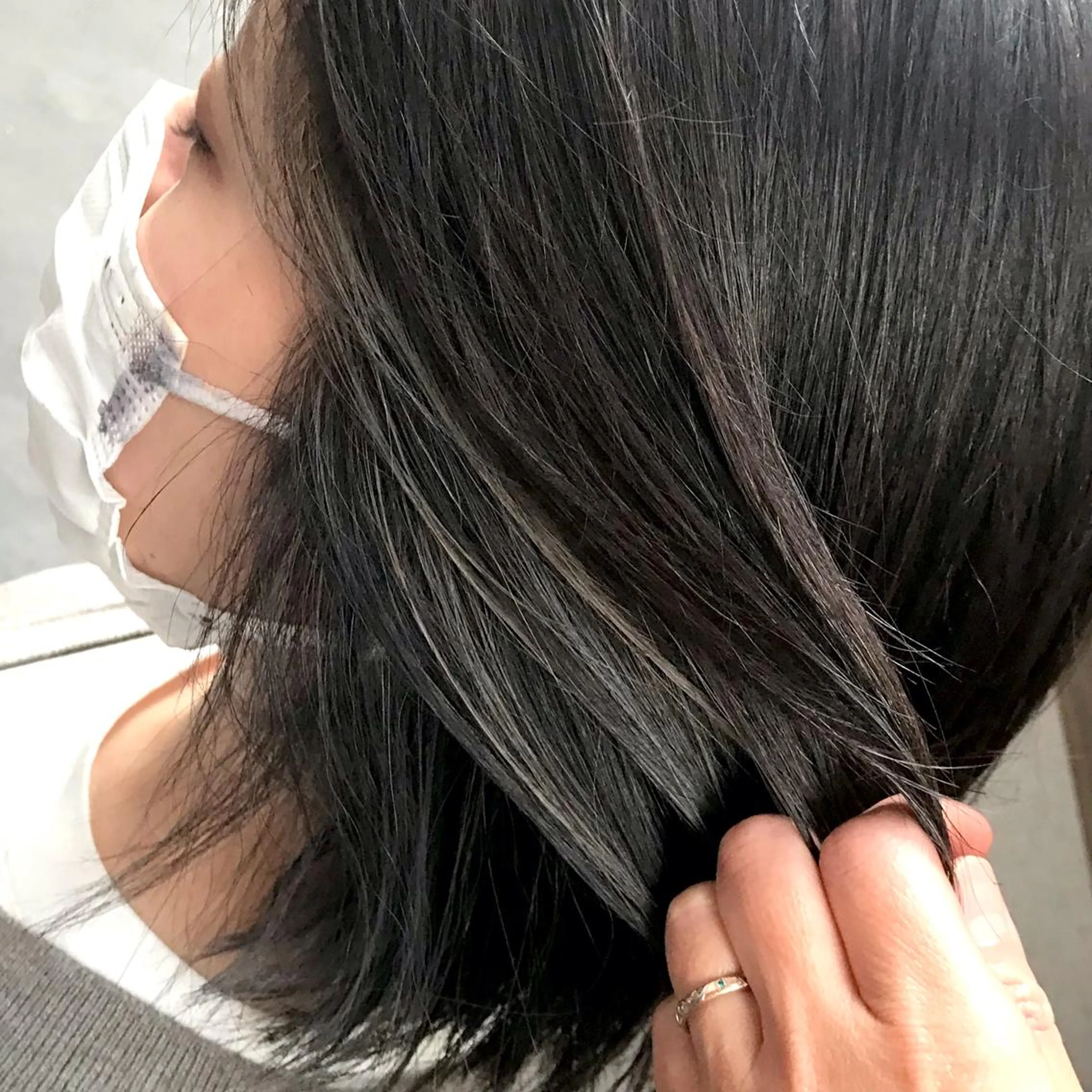 カラー ハイライトカラー カット ヘアカラー ママ美容師 *ヒマワリのヘアスタイル