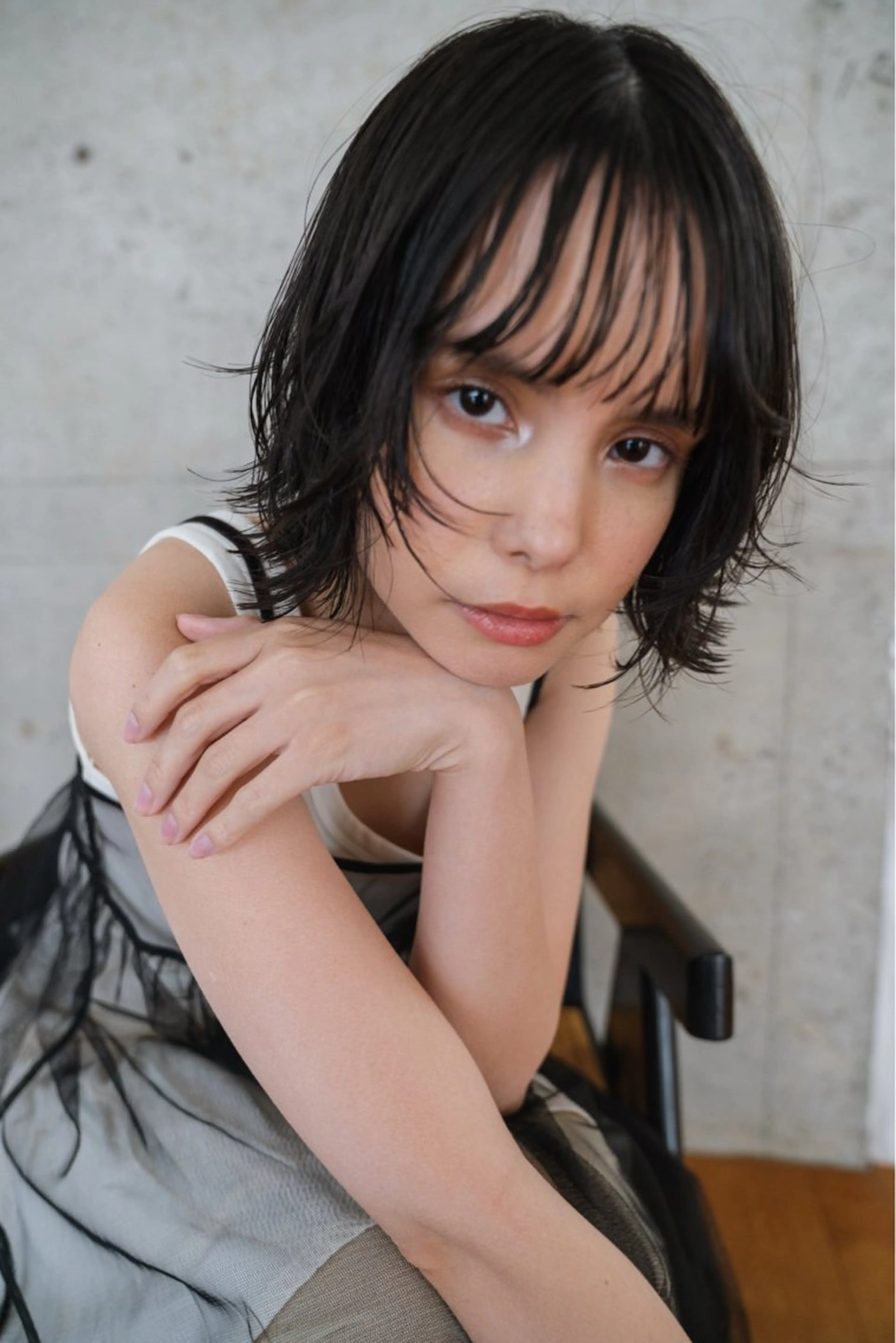 ショート ひなこ / 艶カラーのヘアスタイル