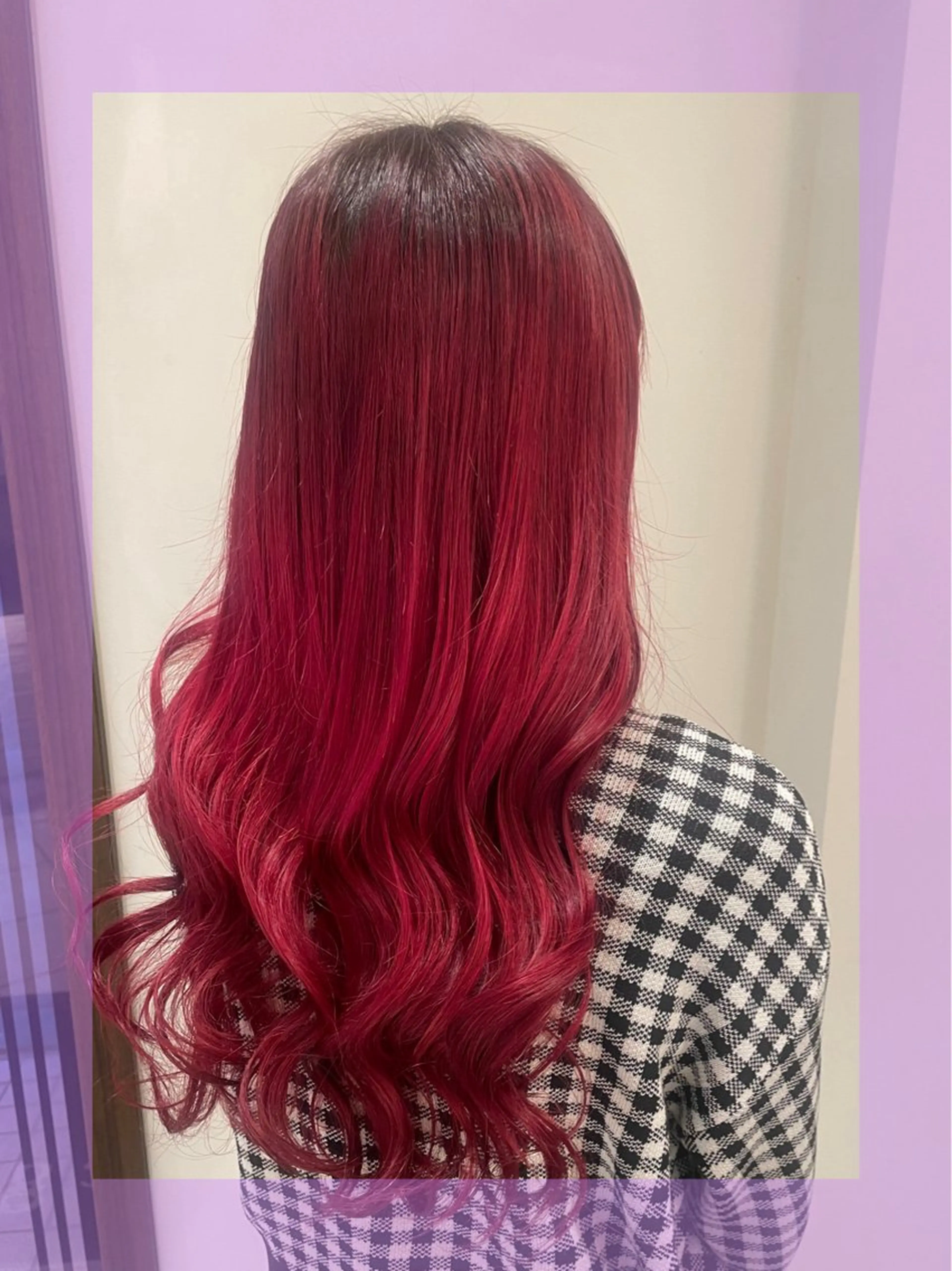 ロング カラー ヘアアレンジ ヘアカラー 🦄ブリーチ💜エク ステ💜MIU🦄のヘアスタイル