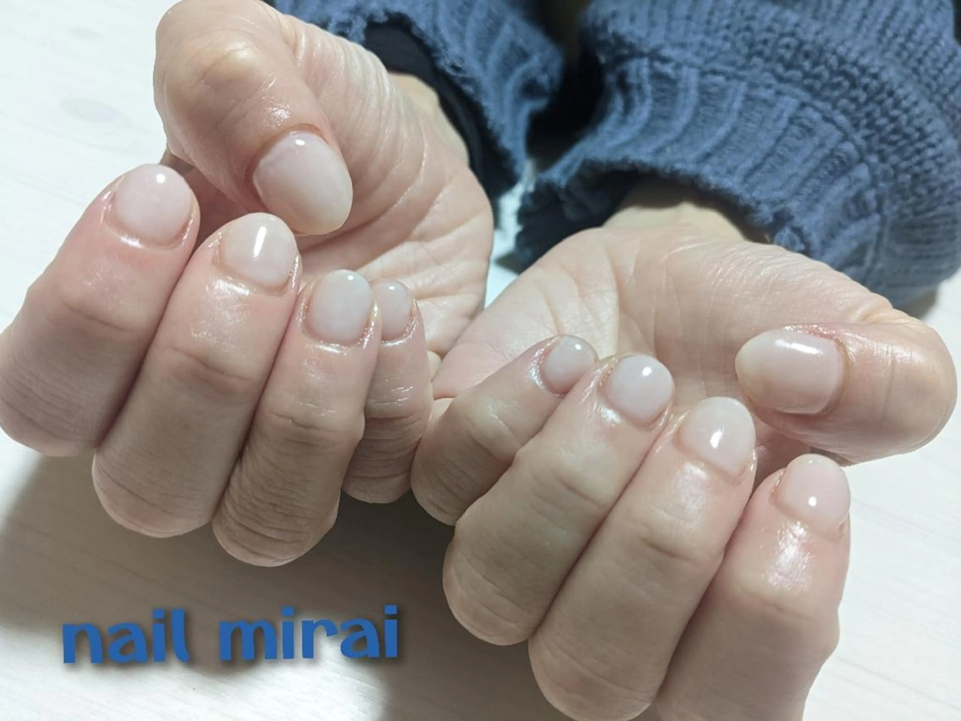 ネイル ワンカラーネイル ハンドネイル nail miraiのネイルデザイン