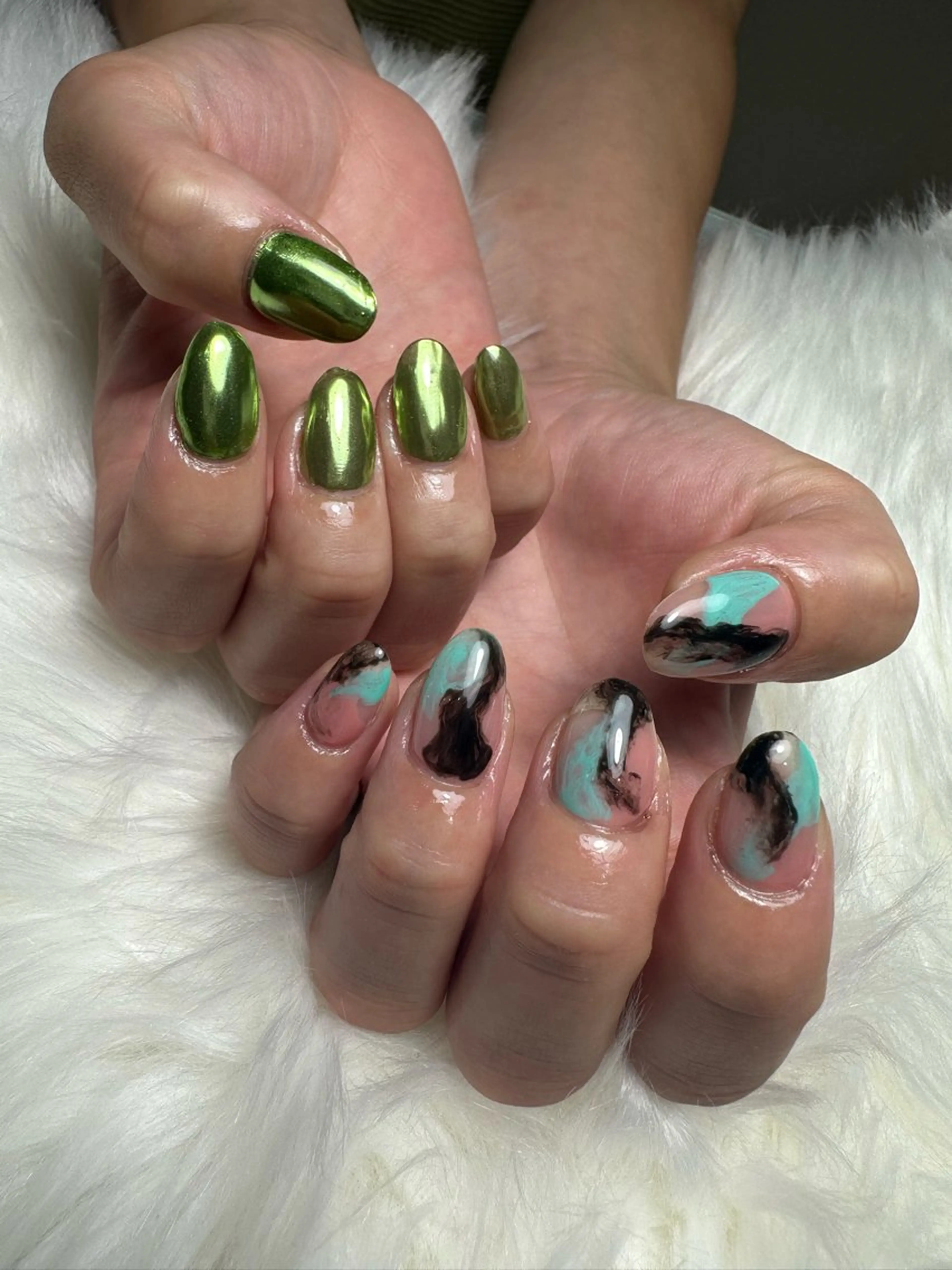 ネイル ハンドネイル Belleﾍﾞﾙ所属・Belle　Nail 【haluca】のネイルデザイン