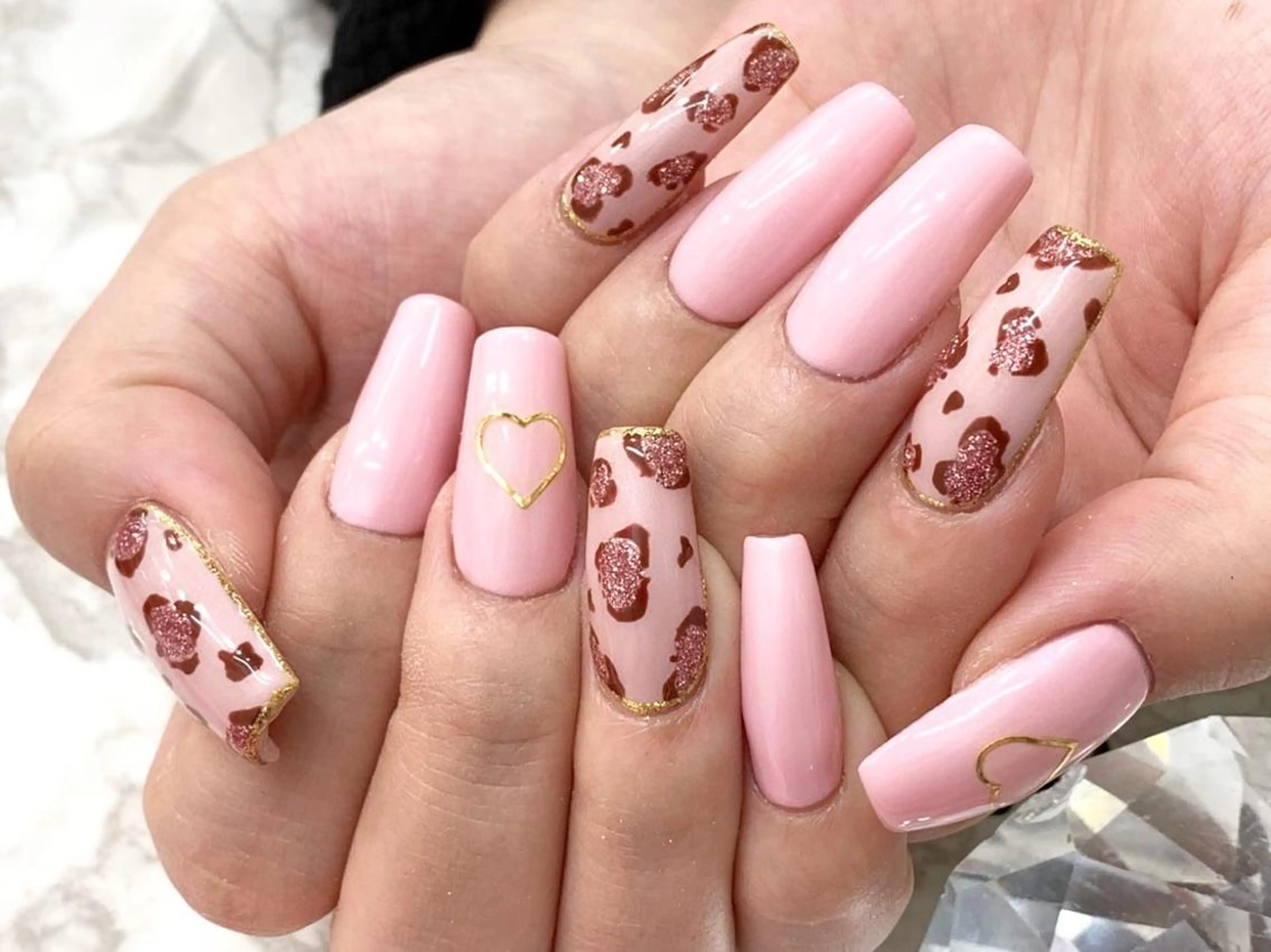 ロング カラー パーマ メンズ キッズ ネイル NAILSGOGO shibuyaのネイルデザイン