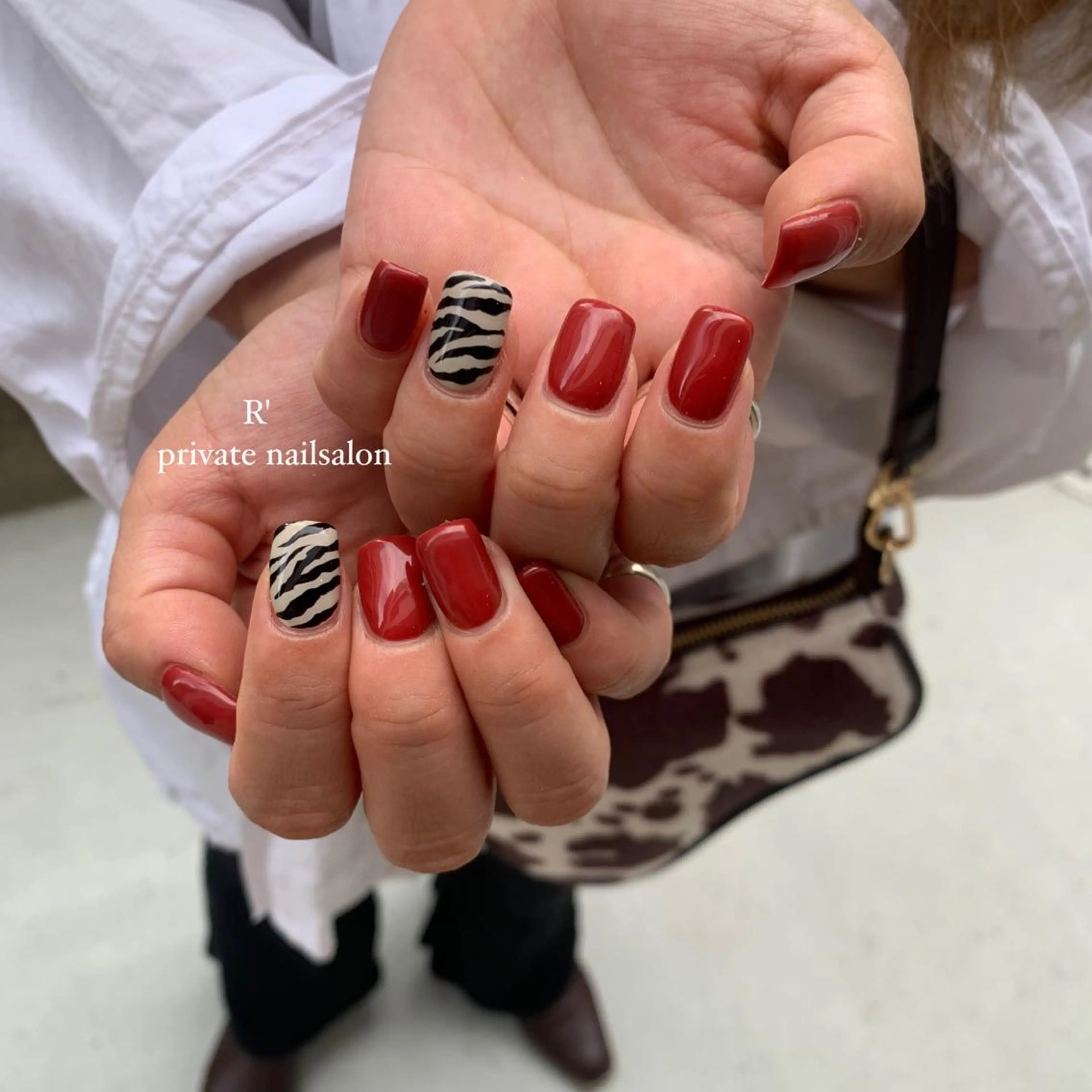 ネイル アニマル柄 Bersinar nail所属・Bersinar nail(rina)のネイルデザイン