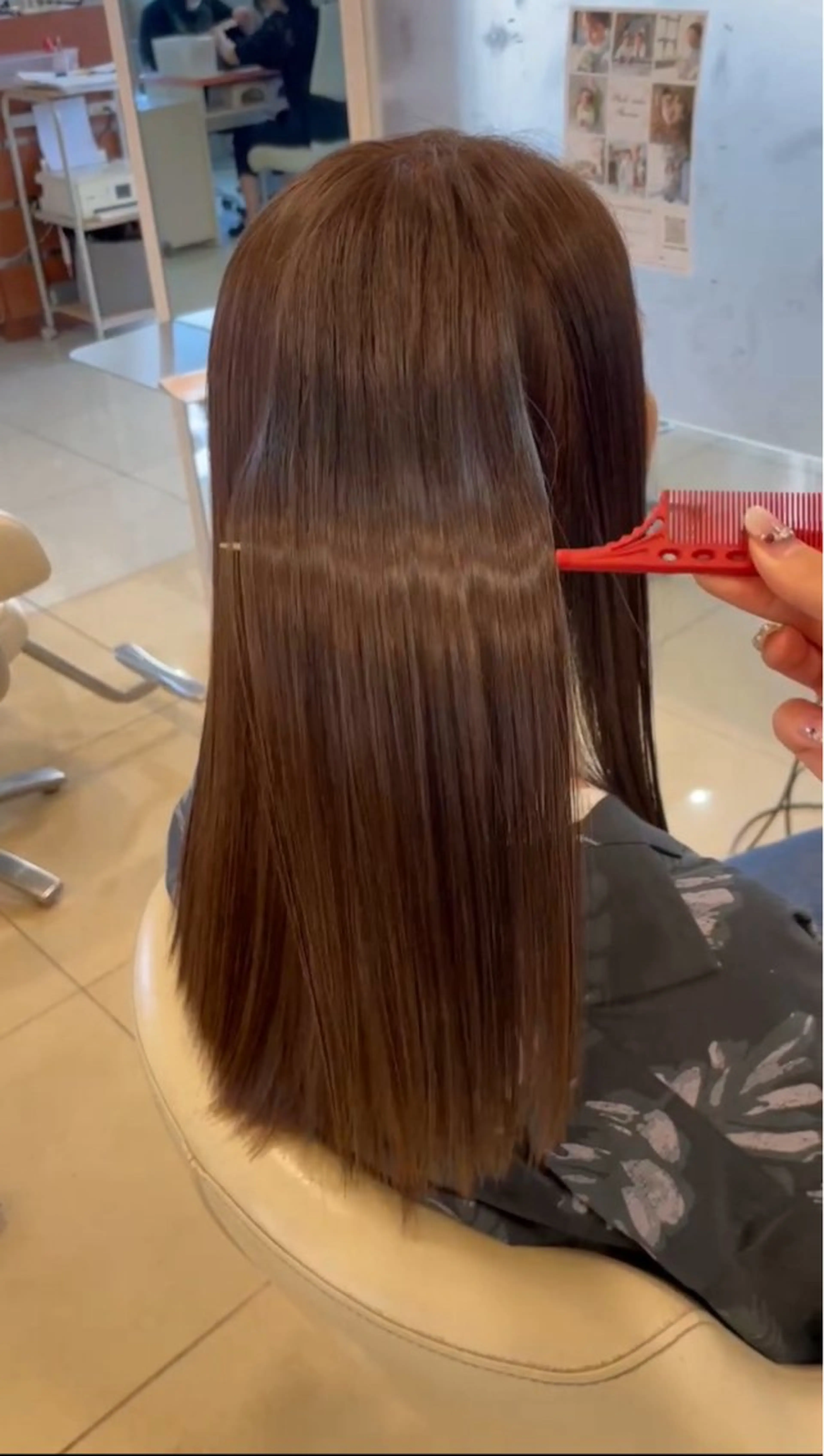 ロング 縮毛矯正 🎈カラーエステ 🎈通事  啓人のヘアスタイル