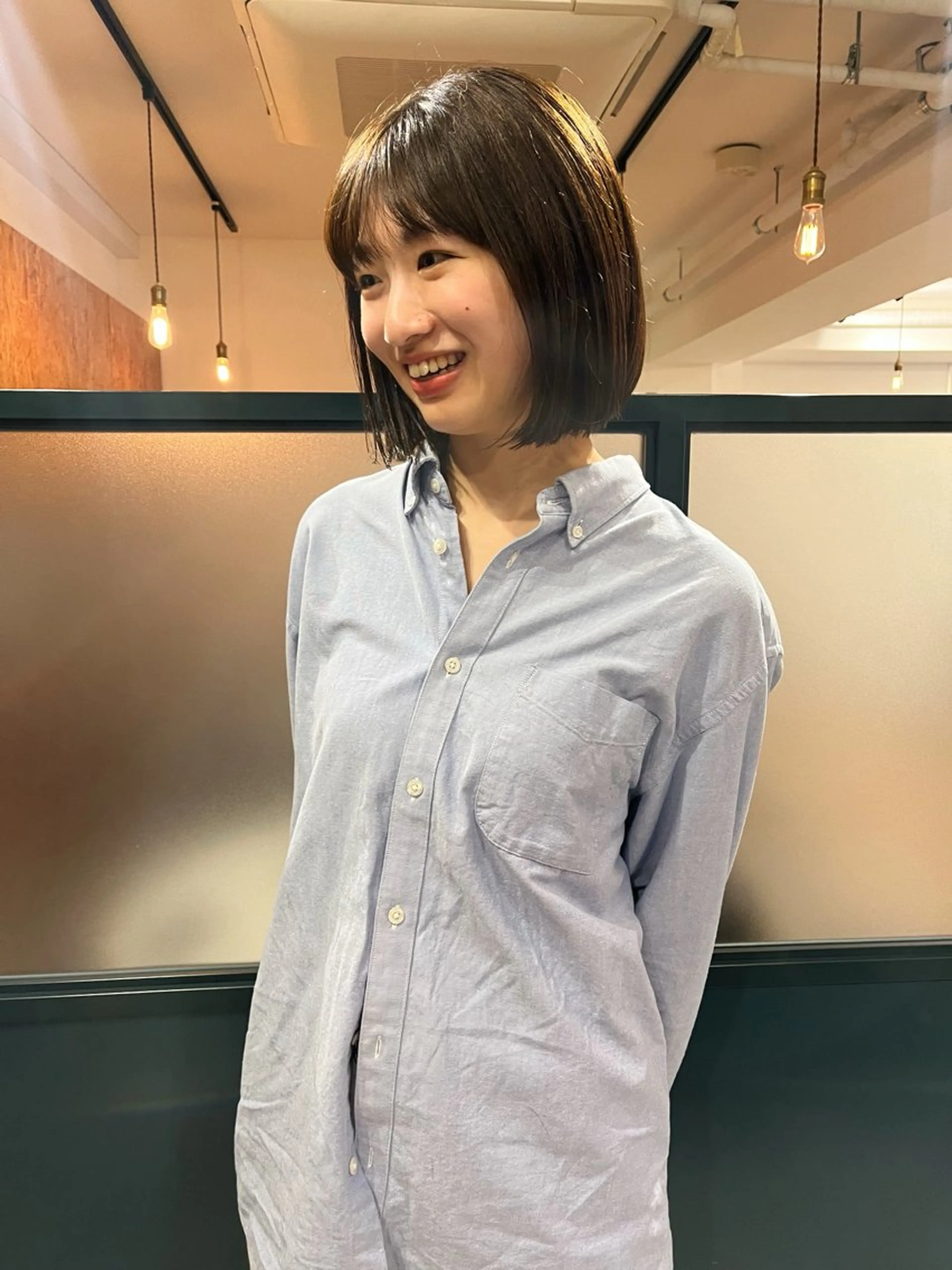 ショート 暖色カラー 🌼クニトウメイのヘアスタイル