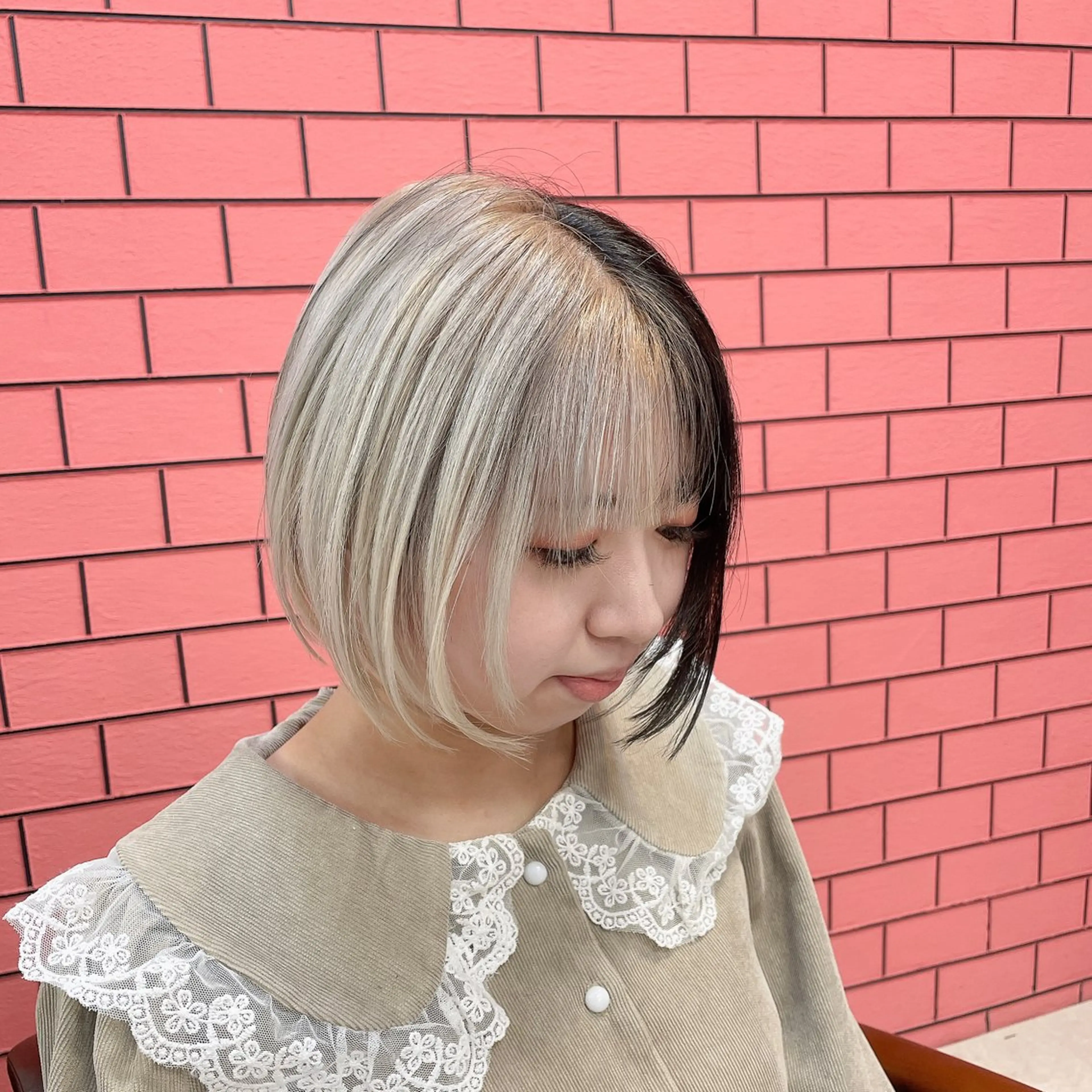 ショート カラー バレイヤージュ 黒髪 ブリーチ ケアブリーチ ダブルカラー ヘアカラー トリートメント Lilith 【リリス】のその他イメージ
