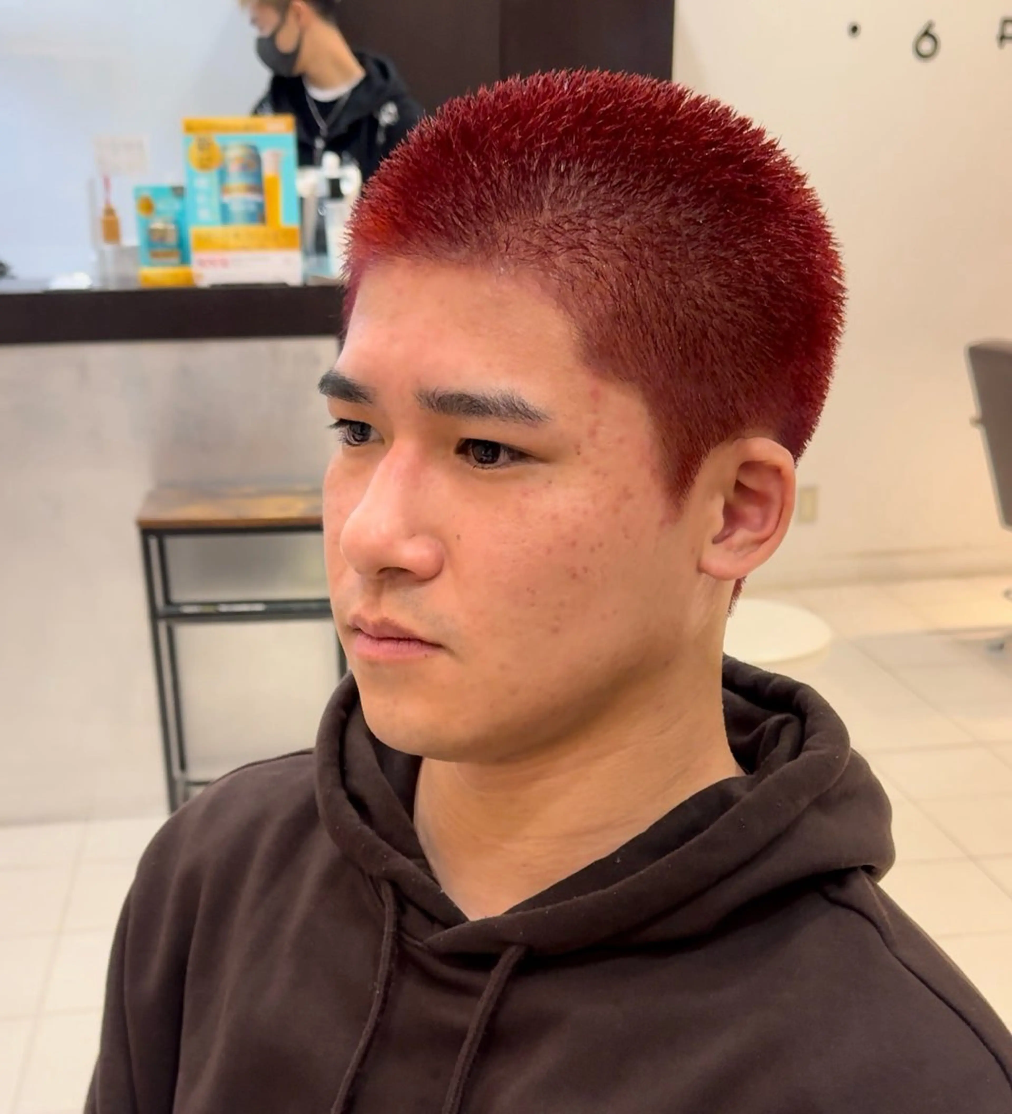 カラー メンズ ダブルカラー カット ヘアカラー vivid所属・麻生誠 メンズ特化❤️‍🔥のヘアスタイル