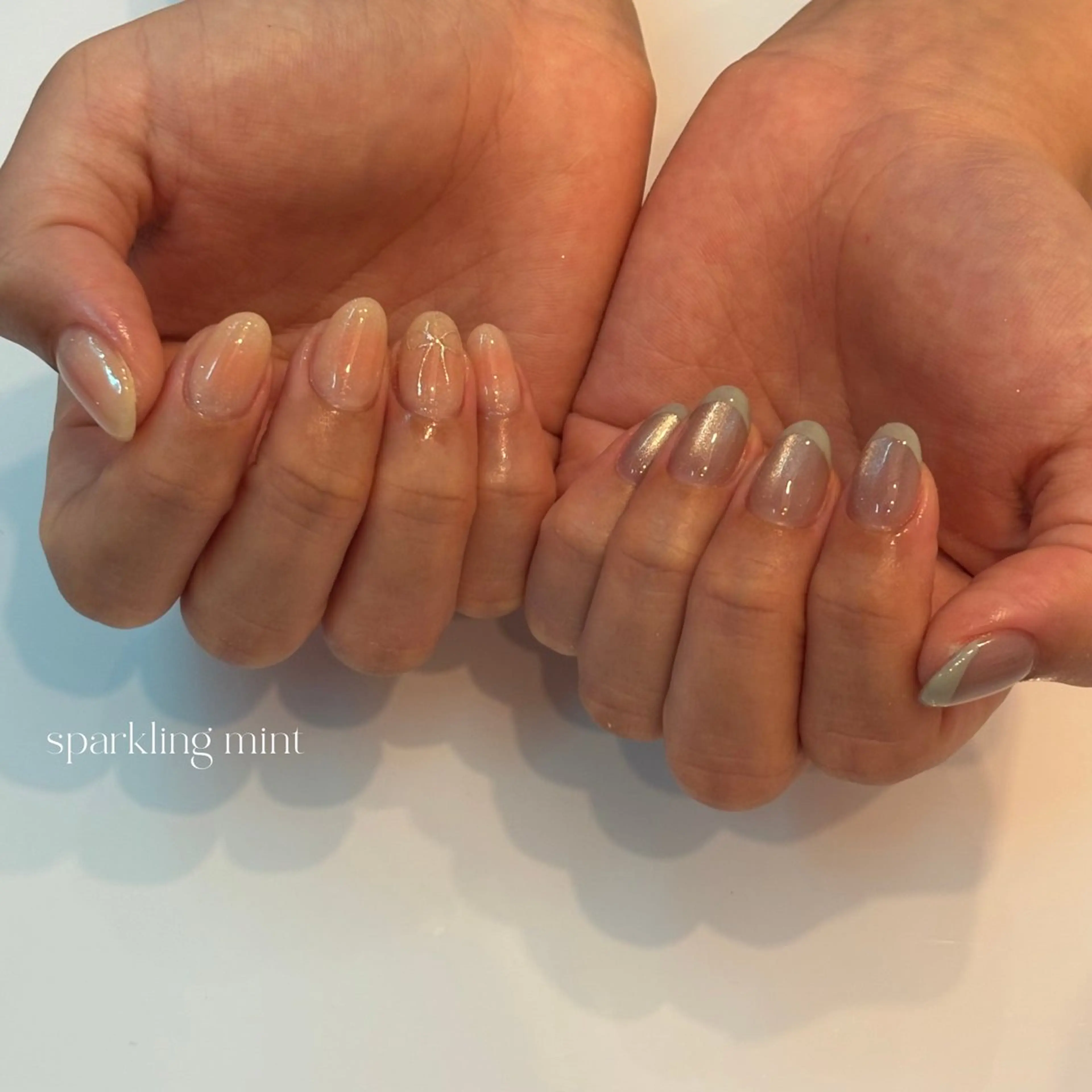 ネイル ハンドネイル 森ノ宮ネイル🌈☁️ seri🌞のネイルデザイン